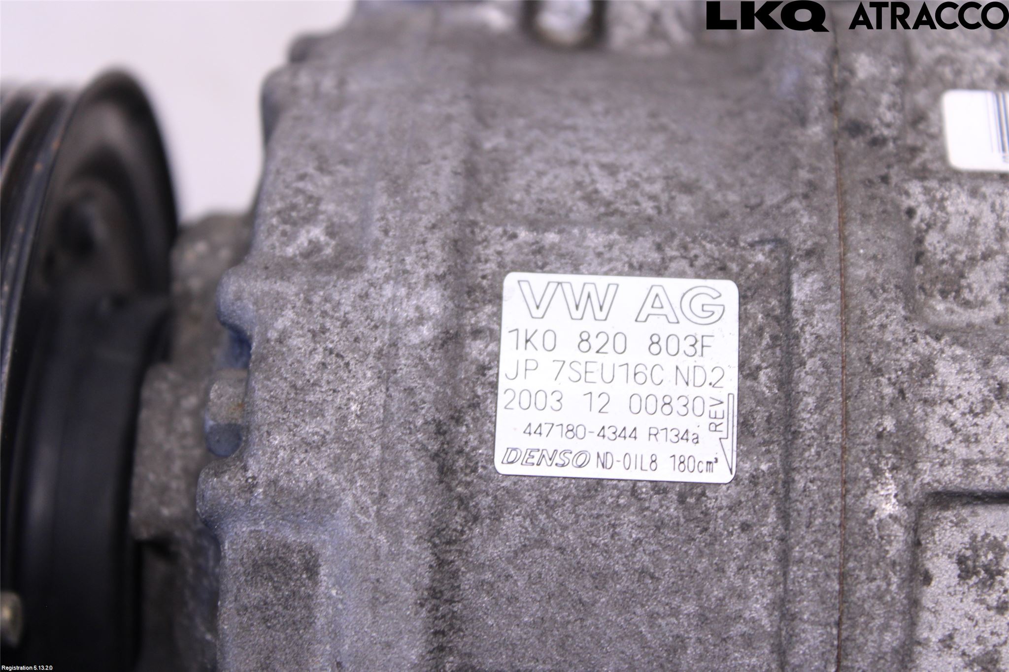 Volkswagen VW GOLF V 04-09 Varme Ac Kompressor