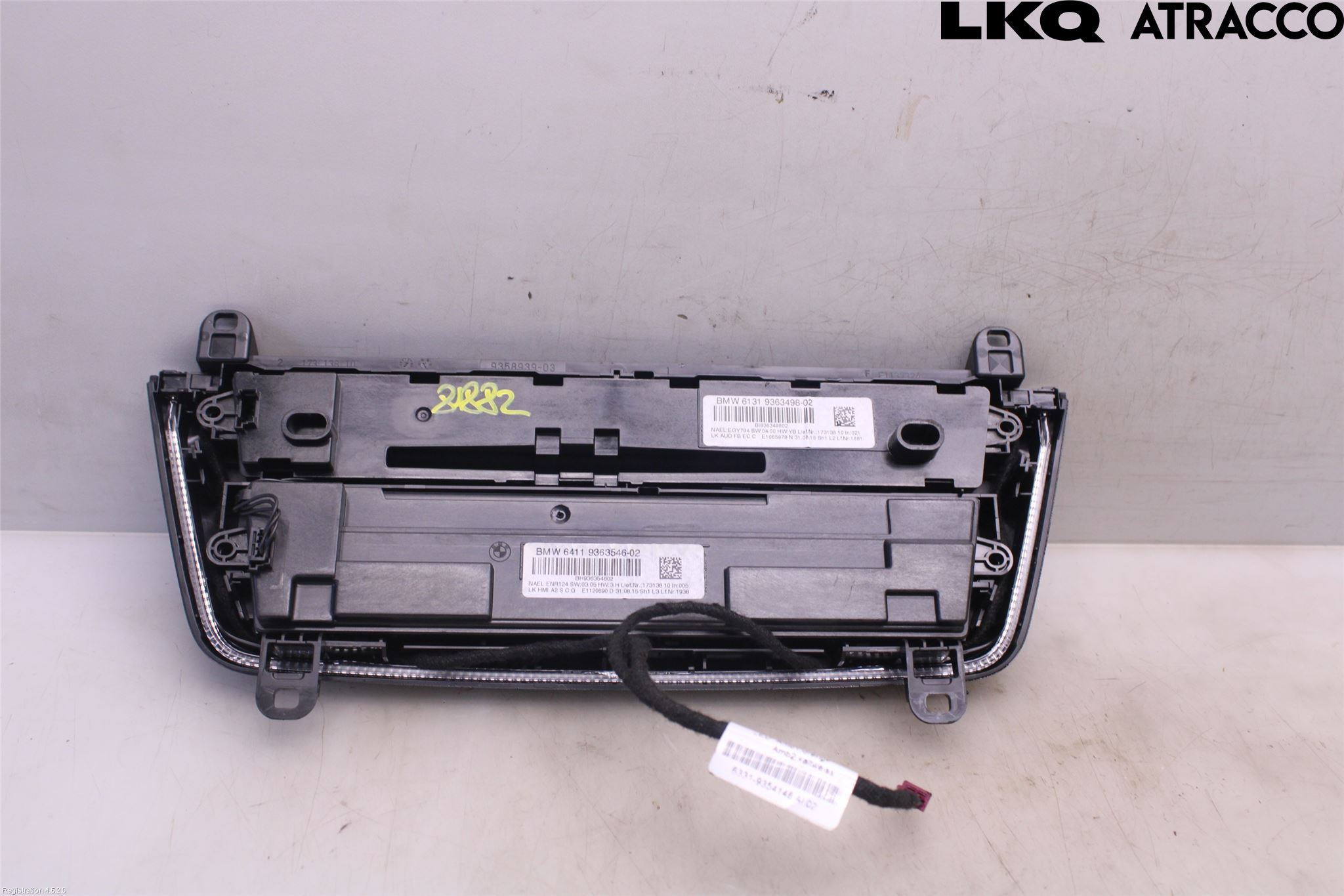 BMW 3 F30/F31/F80 12-19 Varme Ac Betjening-Display