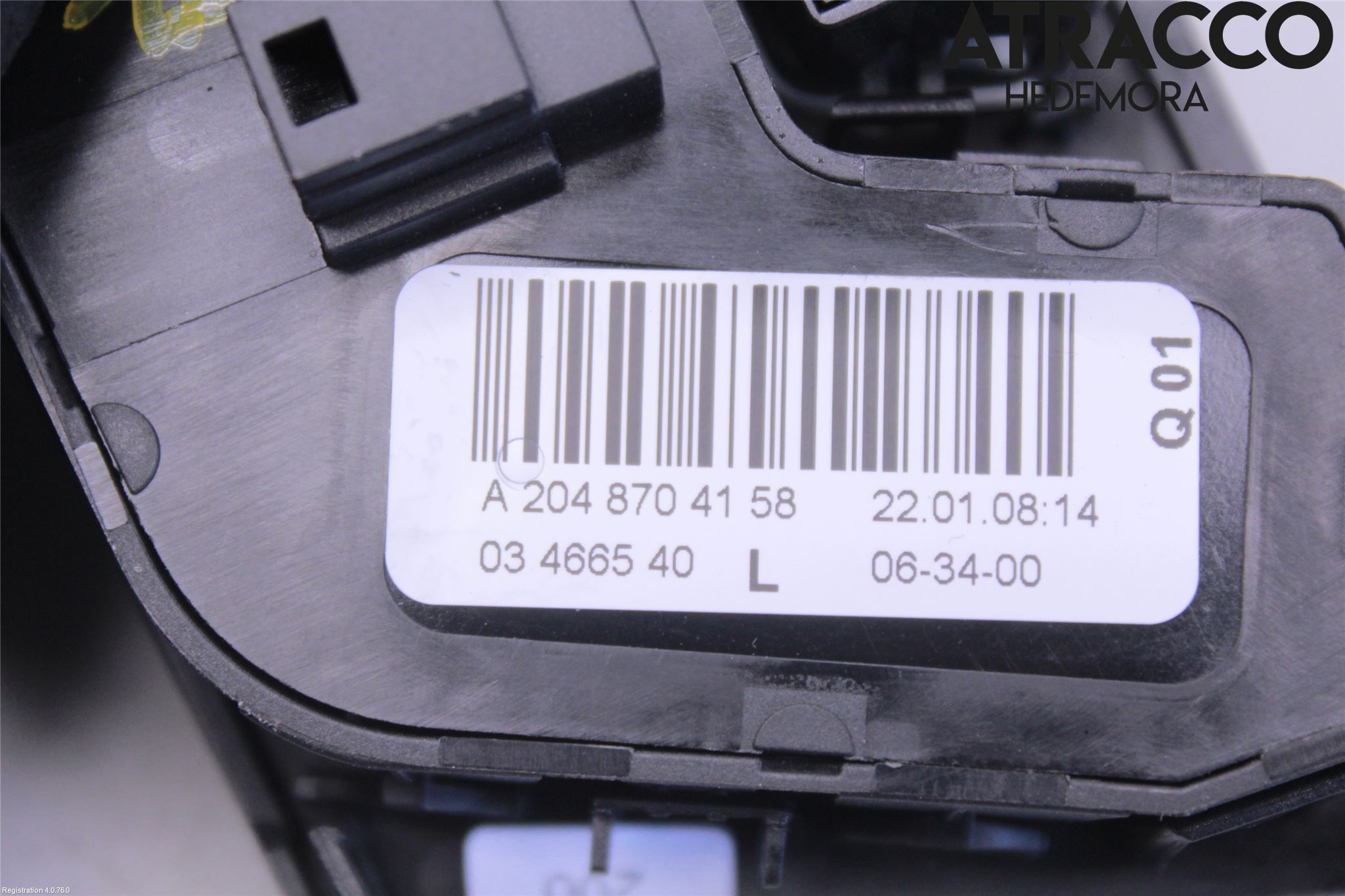 Mercedes-Benz MB C-KLASS (W204) 07-15 Bryter Sete Regulering