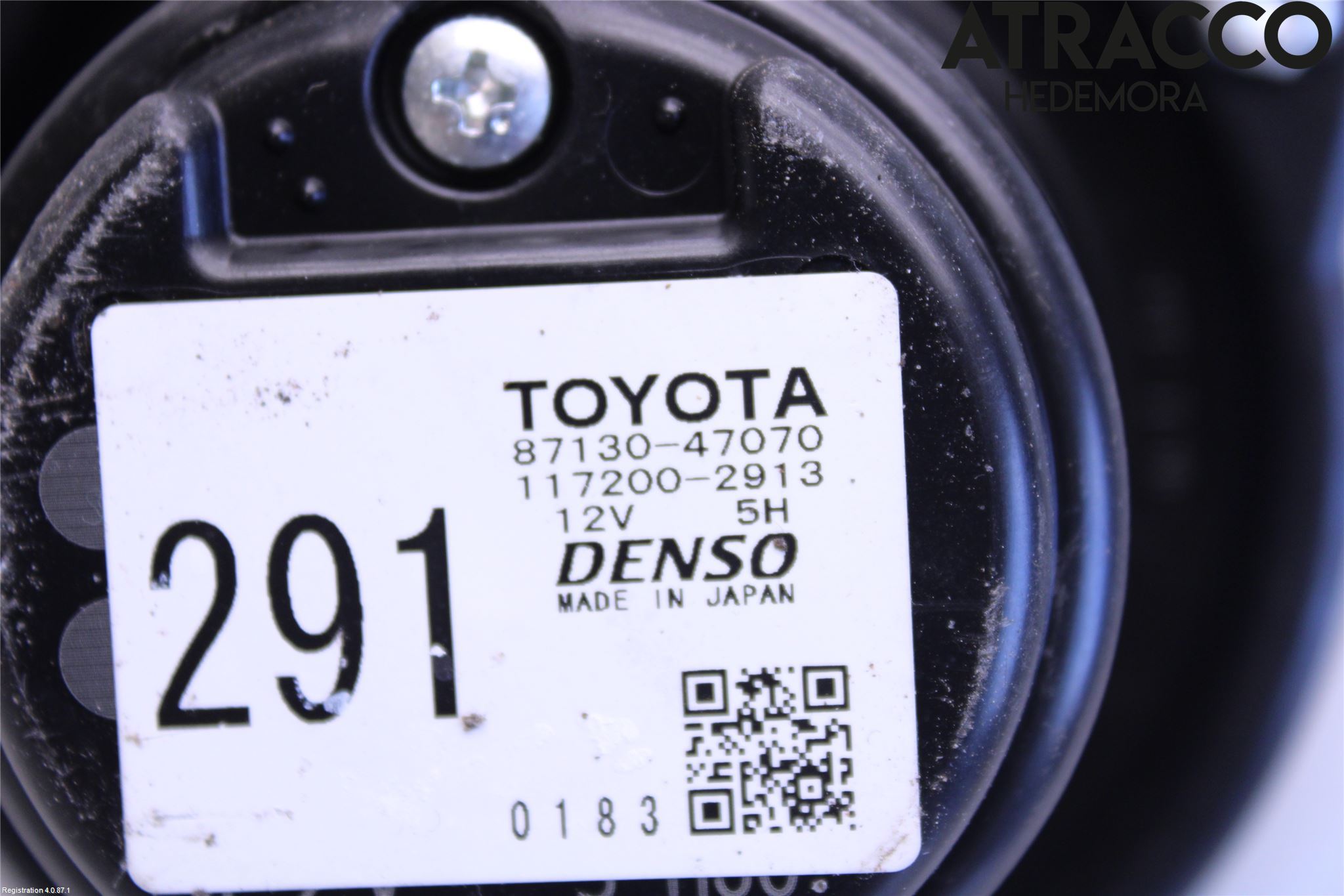 Toyota PRIUS NWH20 04-08 Varmeapparat Viftemotor