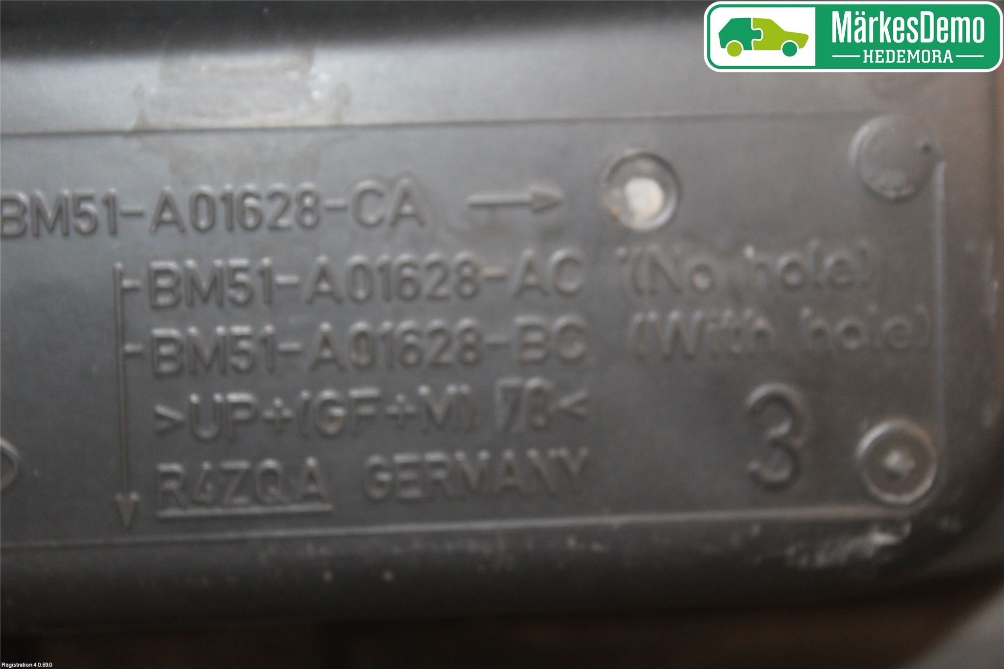 Ford FOCUS 11-14 Visker Deksel-Grill-Under Frr
