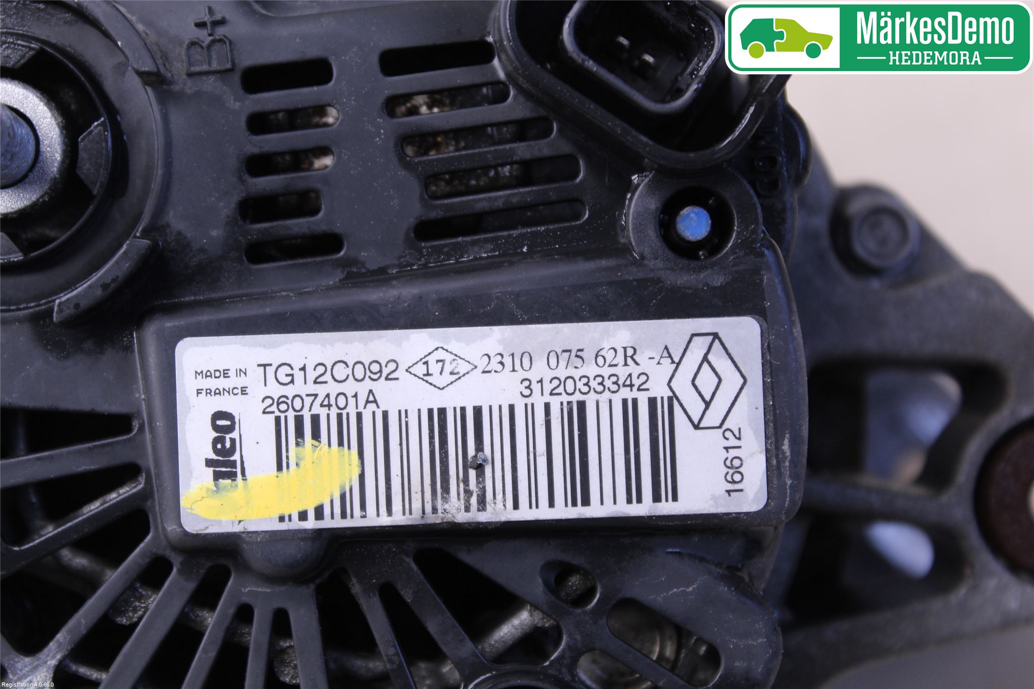 Dacia LODGY 12-18 Dynamo