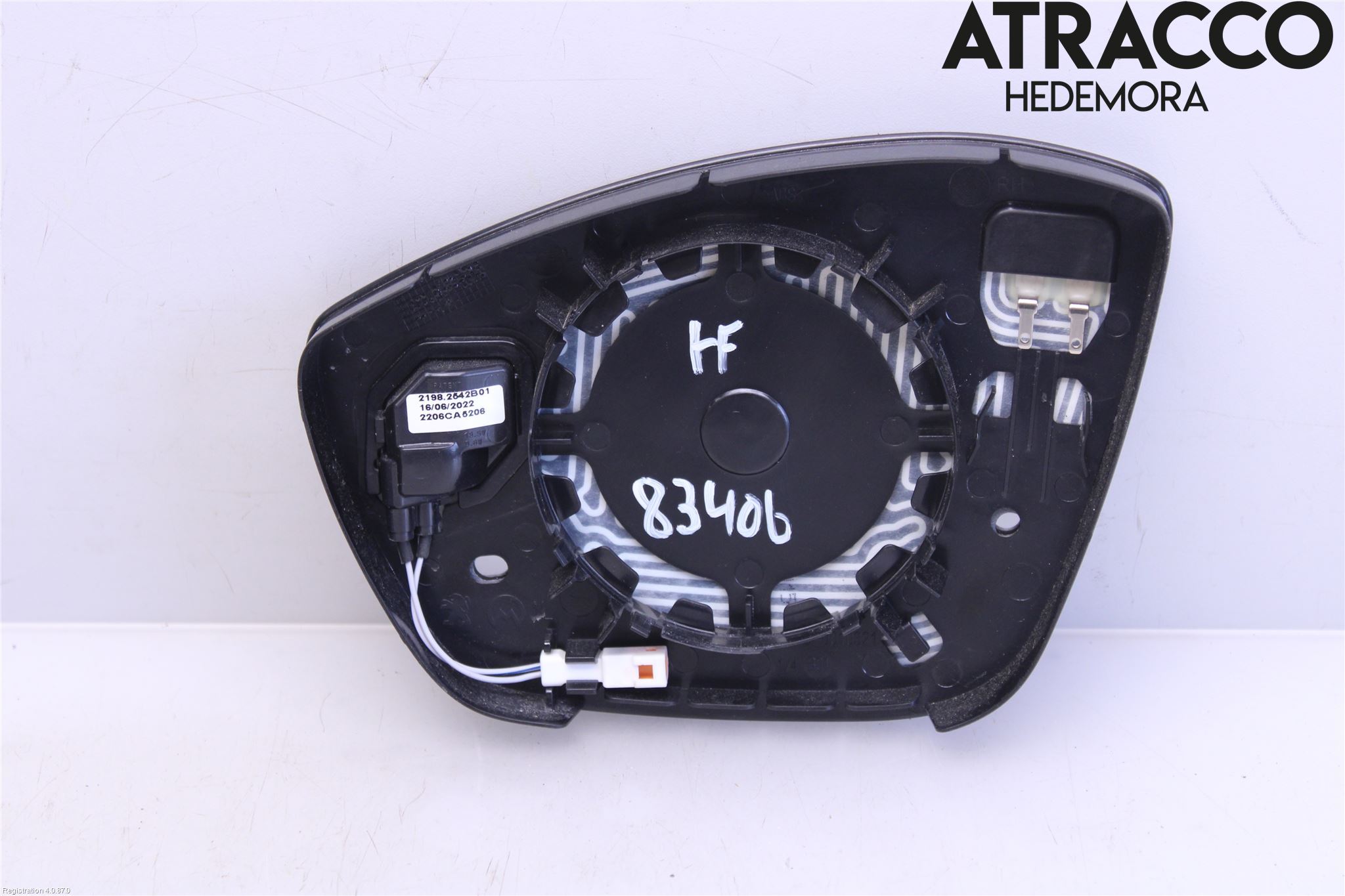 Peugeot 2008/E-2008 20- Speil Glass H