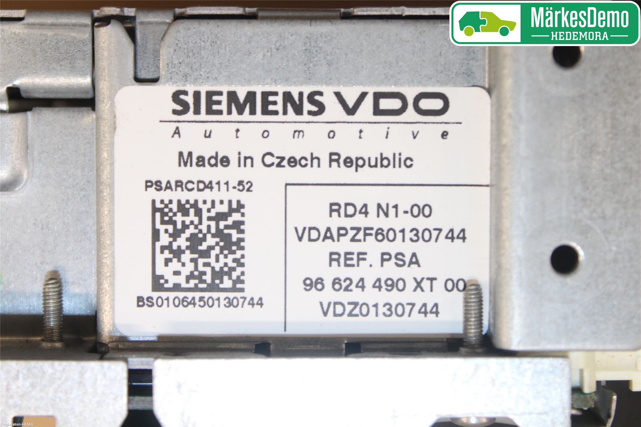 Citroen C3 05-10 Stereo Radio Med Cd