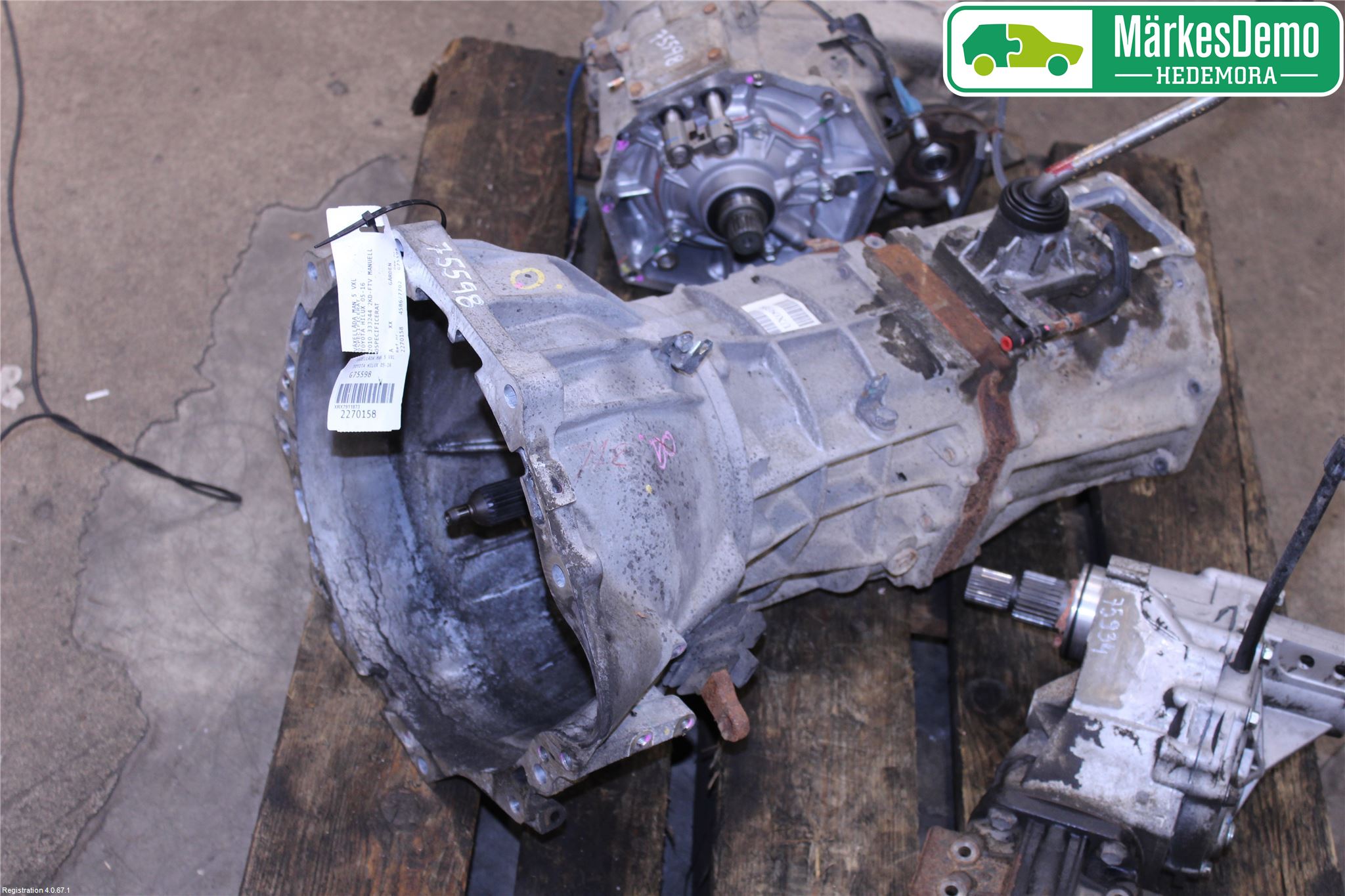 Toyota HILUX 05-16 Gearkasse 5 Trinn