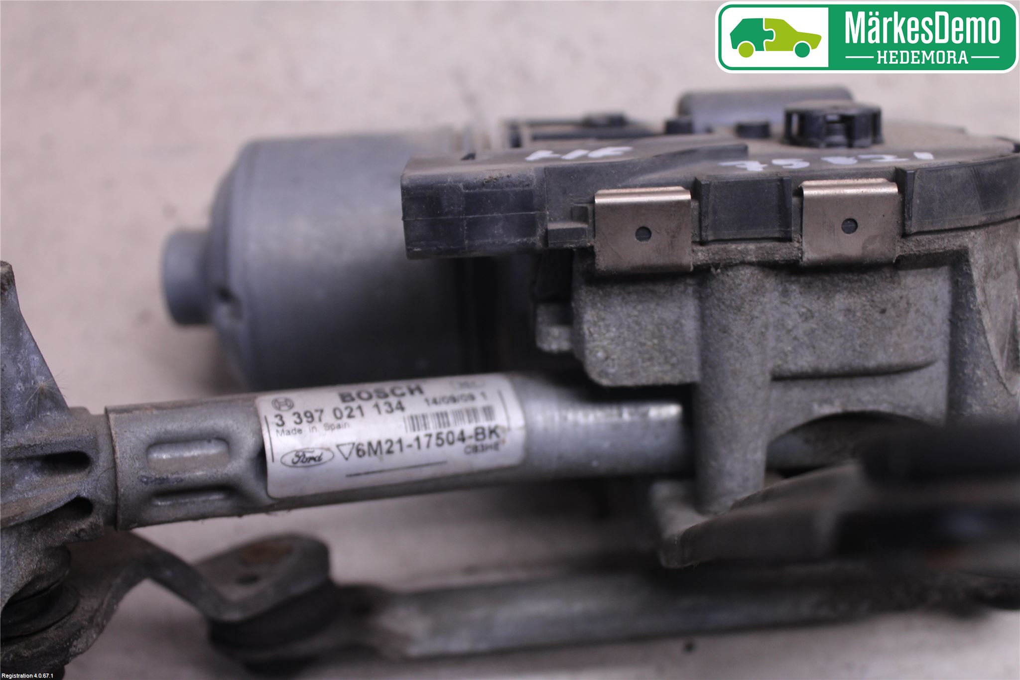 Ford S-MAX 06-15 Viskermotor Frontrute