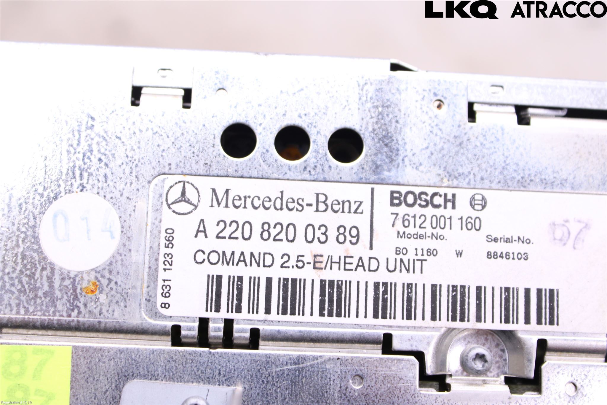 Mercedes-Benz MB S-KLASS (W220)  99-05 Stereo Radio Med Cd
