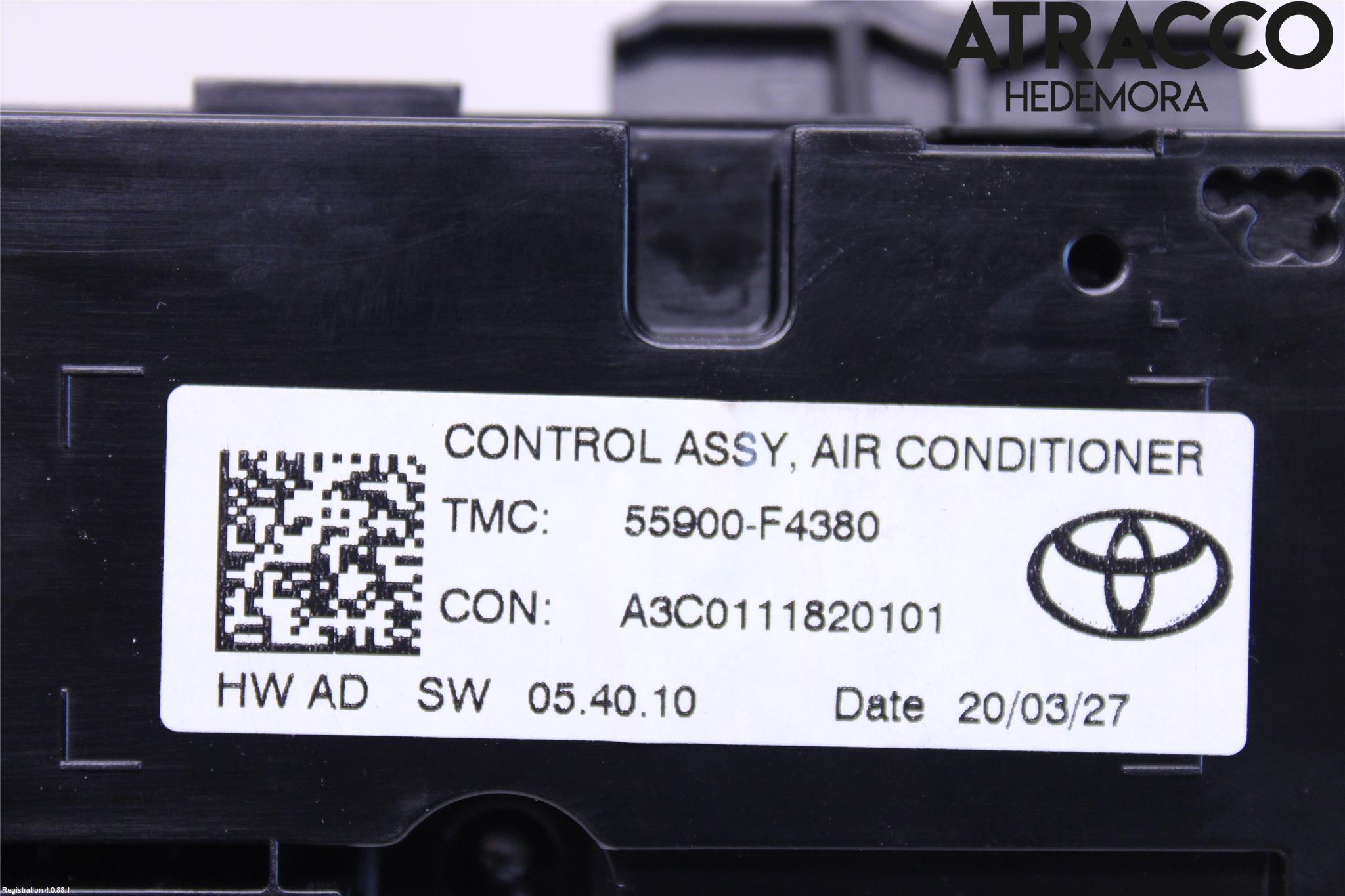 Toyota C-HR 16-23 Varme Ac Betjening-Display