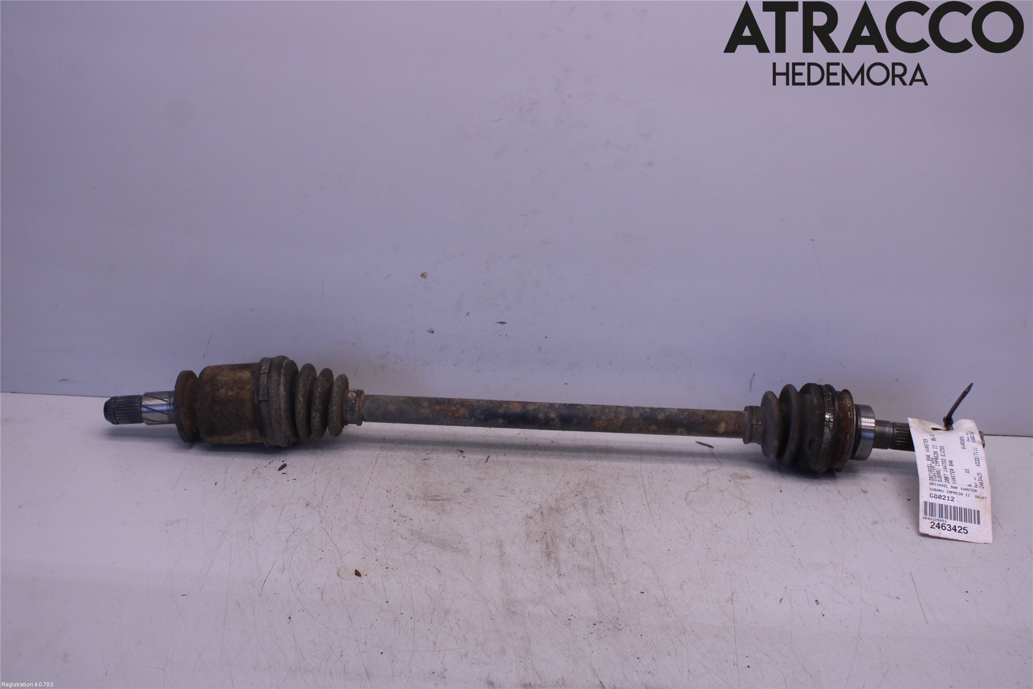 Subaru IMPREZA II  06-07 Drivaksel Bak Kompl Venstre