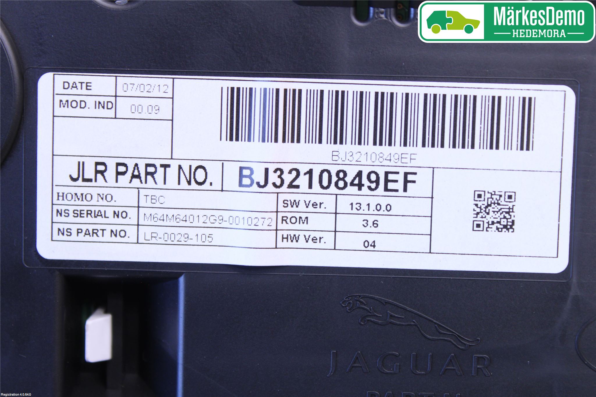 Landrover LAND ROVER RANGE ROVER EVOQUE (L538) 11-18 Instr Kombinert