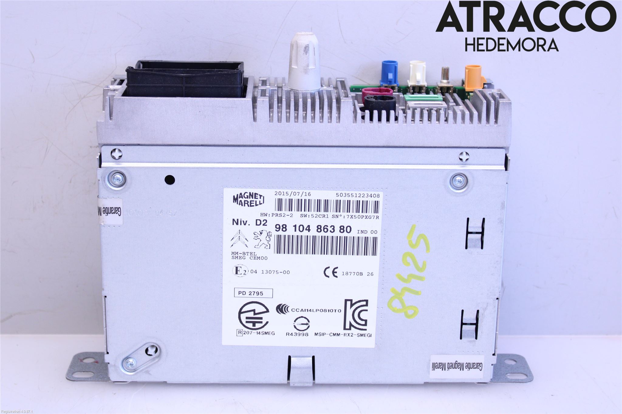 Citroen C4 GRAND PICASSO 14-18 Stereo Radio Med Cd