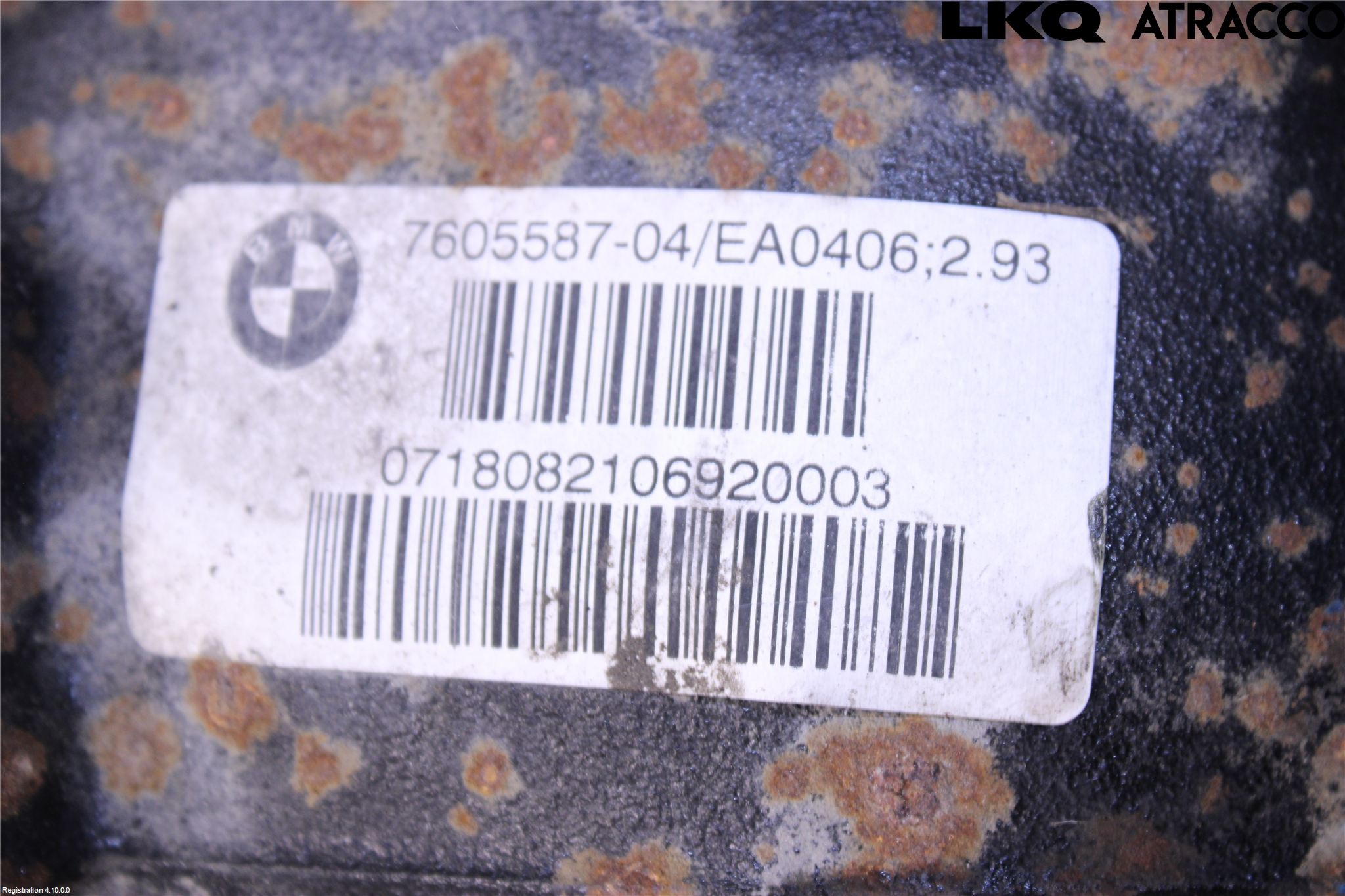 BMW 3 GT F34 13-19 Bakaksel Kardang Bak -Diff