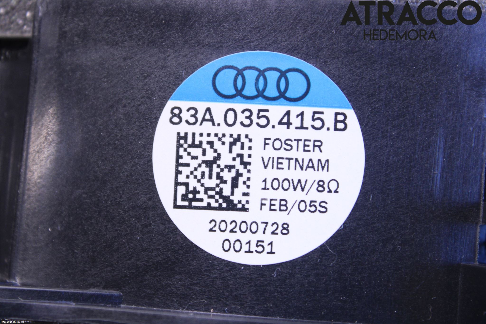 Audi Q3 F3 19- Innr Høyttaler