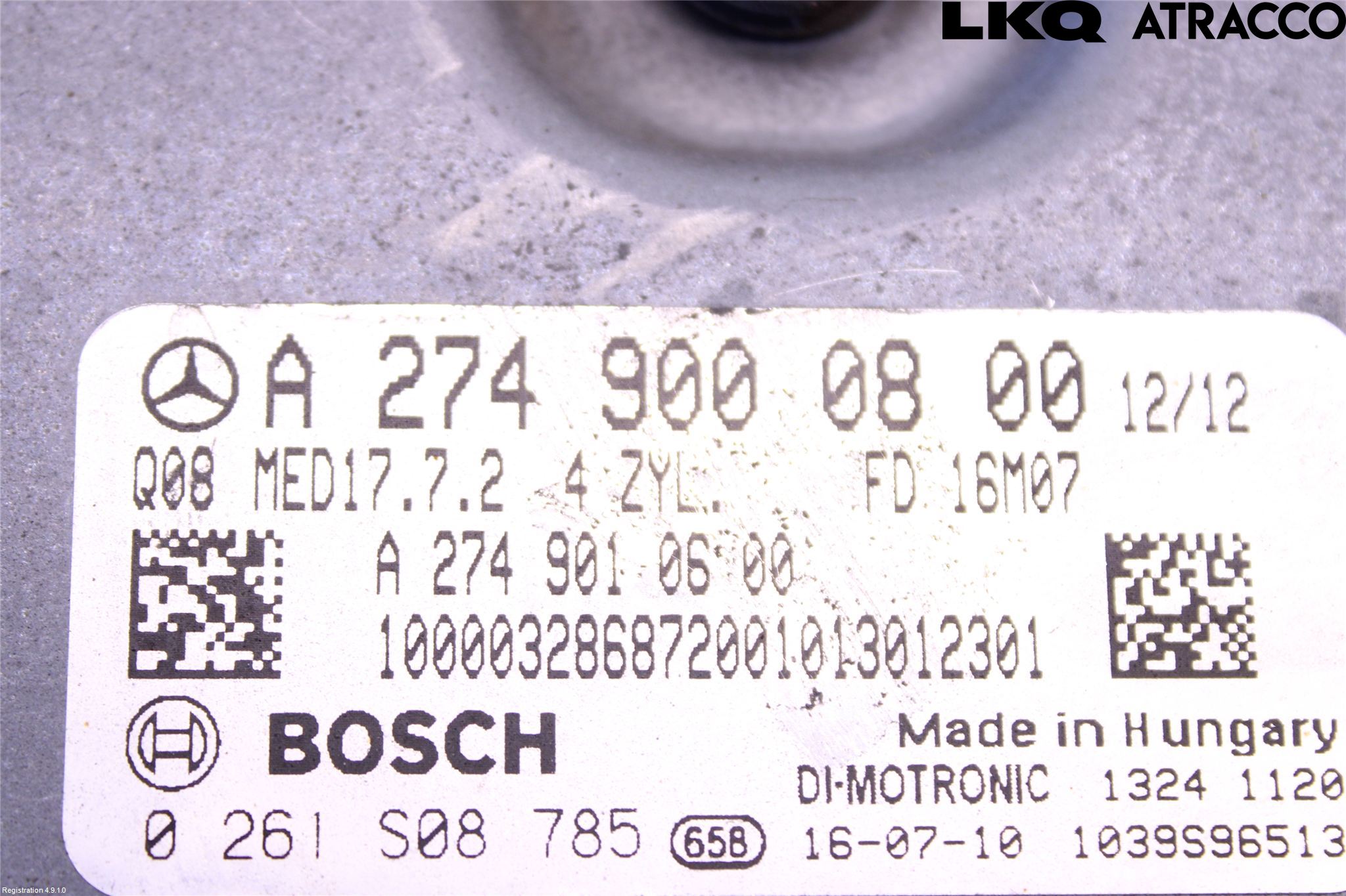 Mercedes-Benz MB C-KLASS (W205) 14-21 Styreenhet Innsprøytning