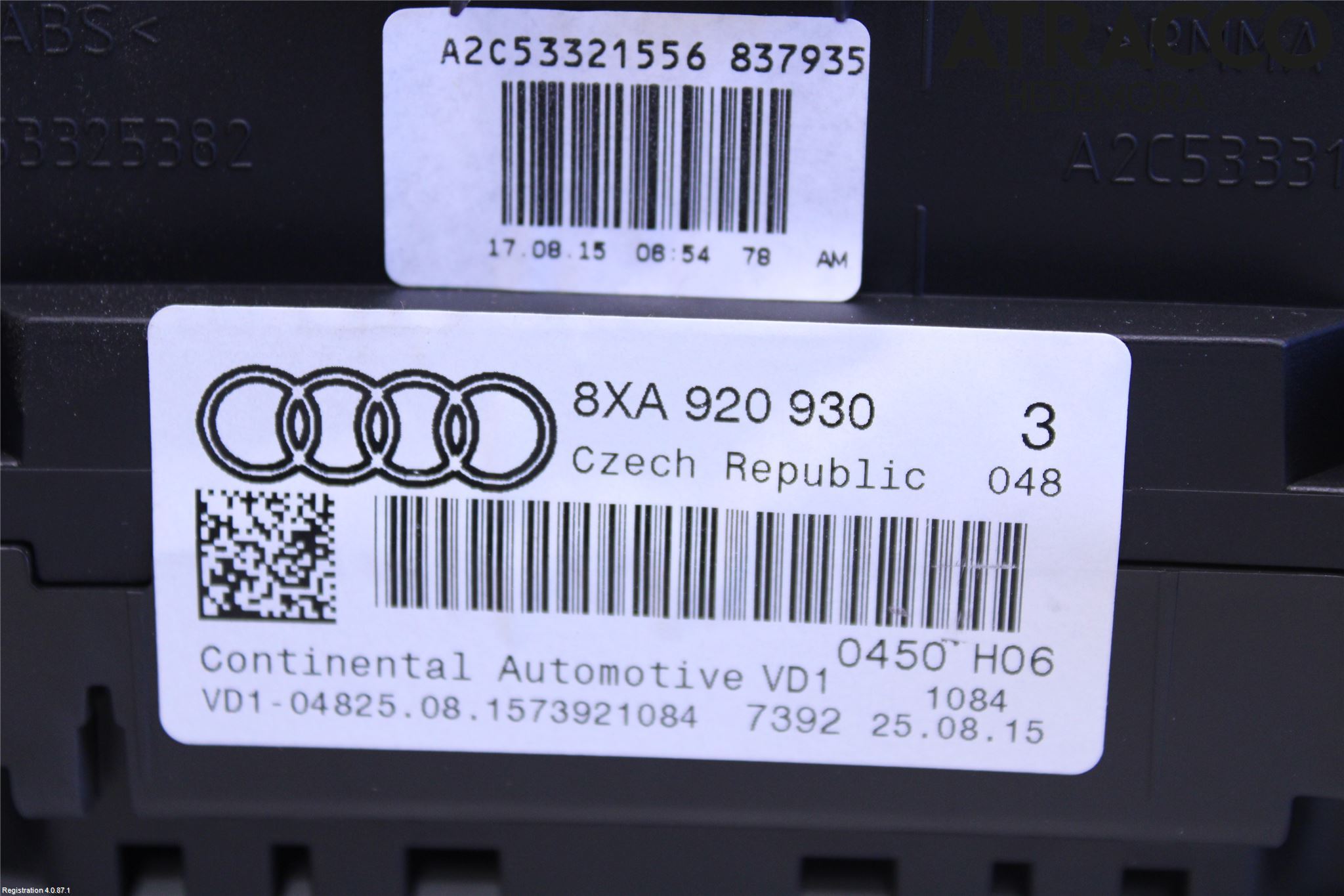 Audi A1/S1 11-18 Instr Kombinert