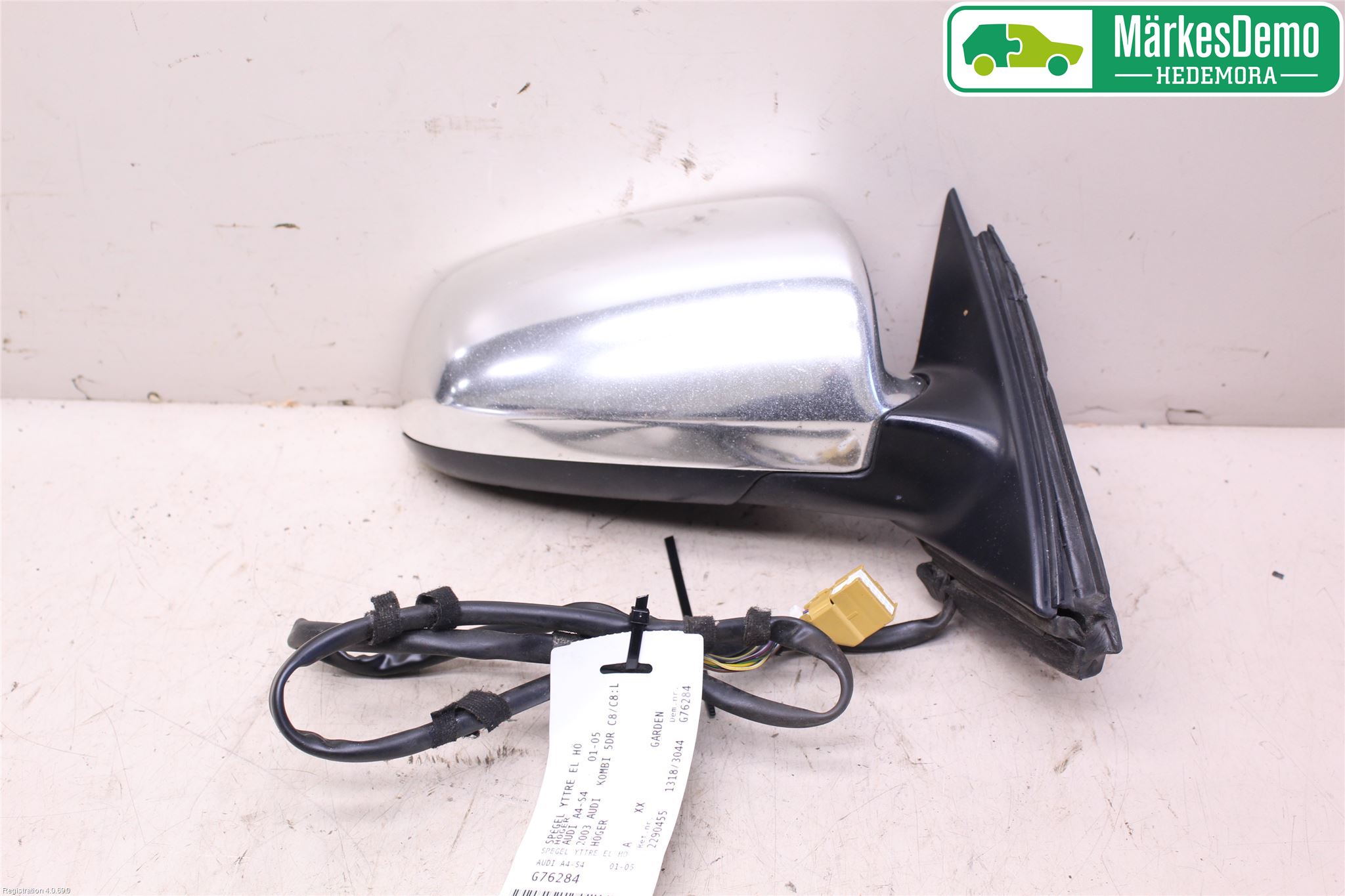 Audi A4/S4 01-05 Speil H M-El Justering