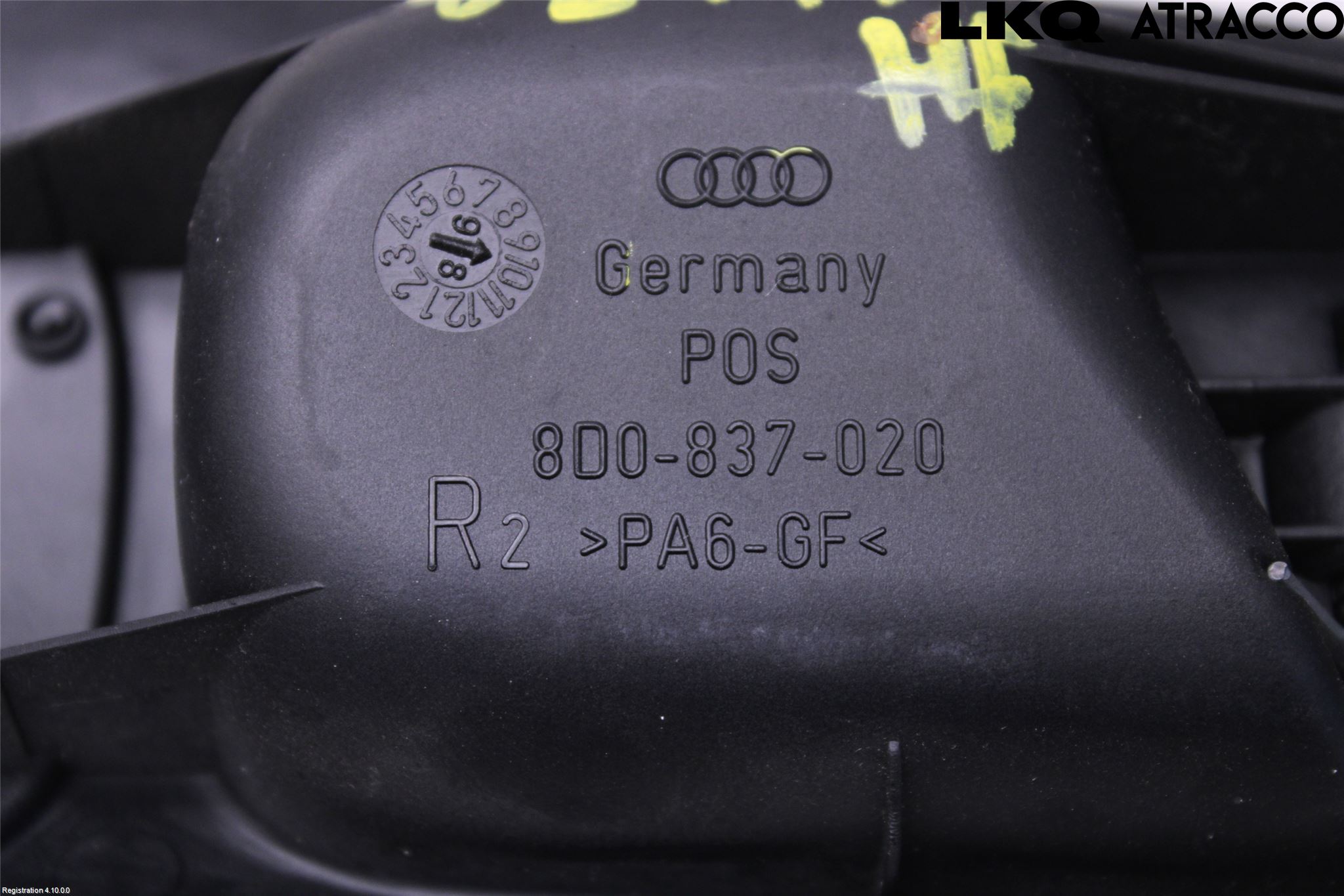 Audi A4/S4 94-99 Innr Dørhandtak H Indre