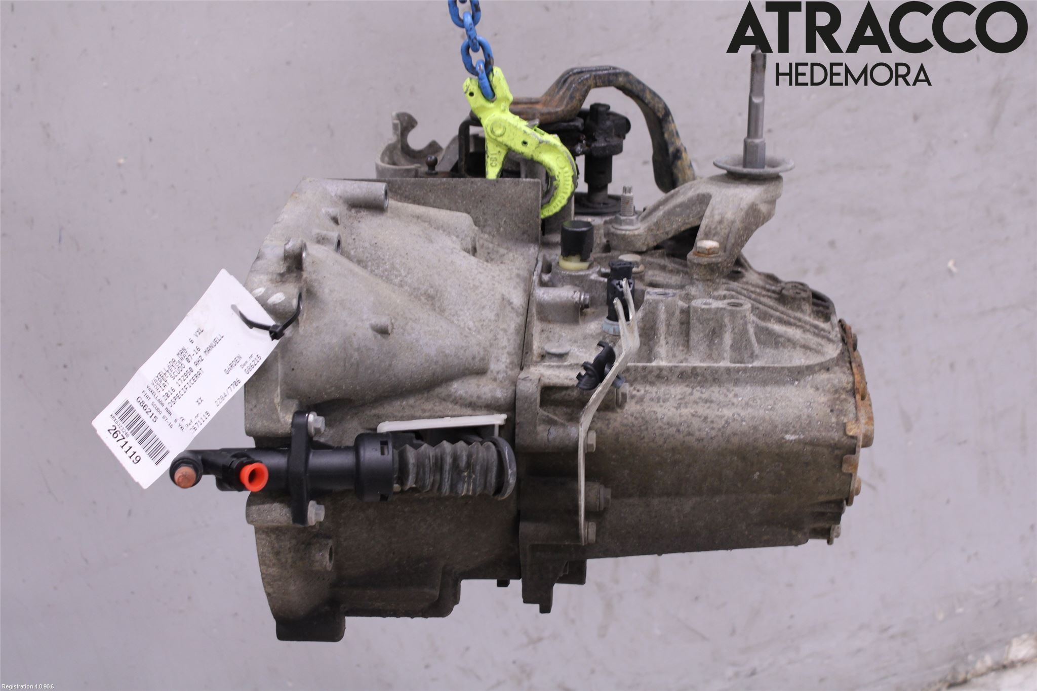 Fiat SCUDO 07-16 Gearkasse 6 Trinn