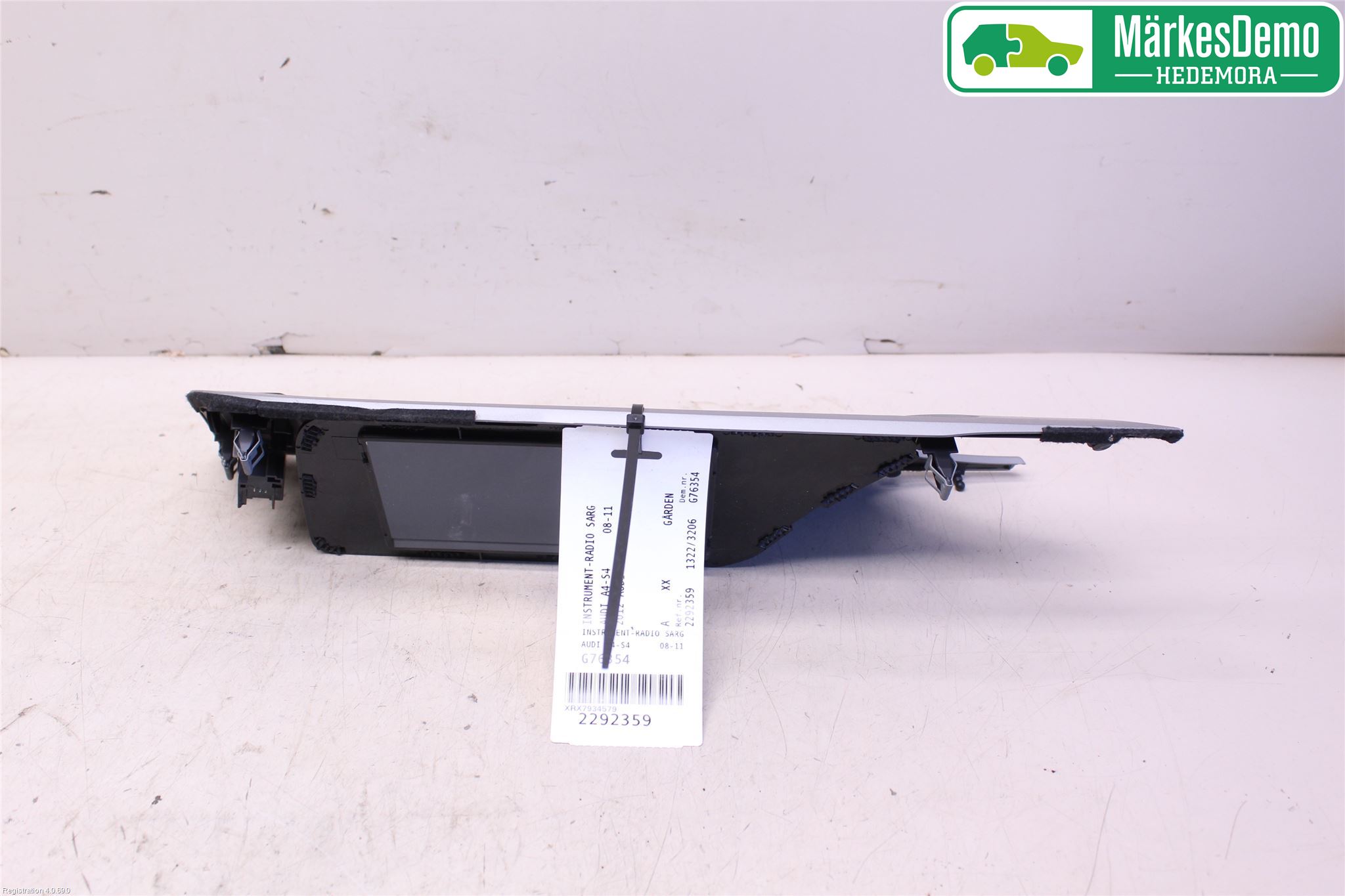 Audi A4/S4 08-11 Innr Radio Ramme