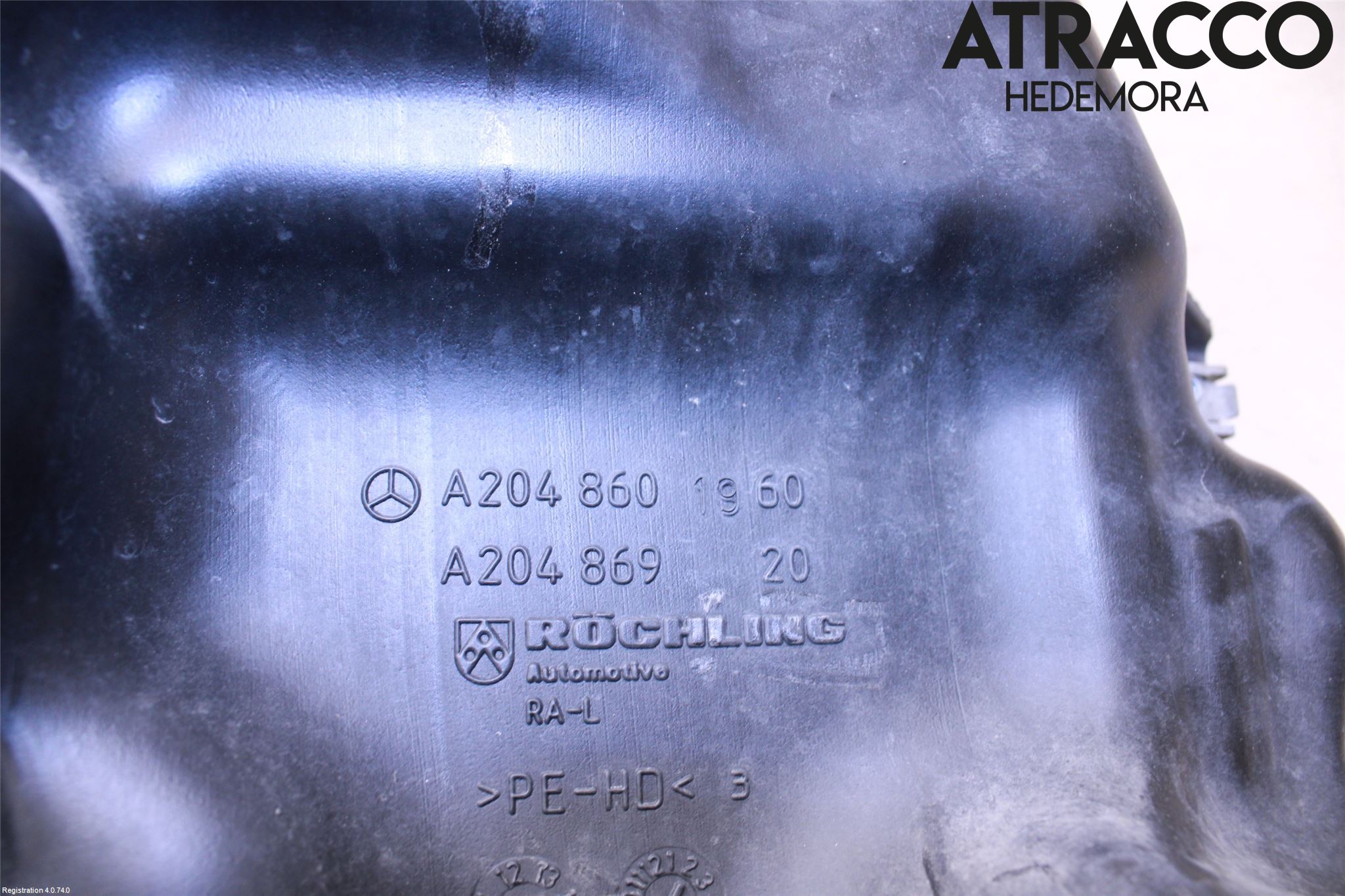 Mercedes-Benz MB E-KLASS (W212) 09-16 Spylerbeholder Frontrute-Lykte