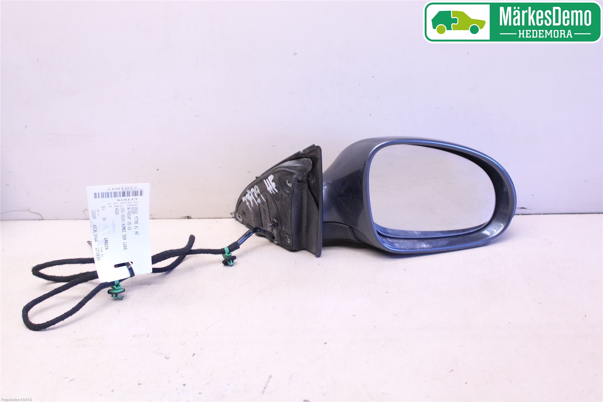 Volkswagen VW PASSAT 05-11 Speil H M-El Justering