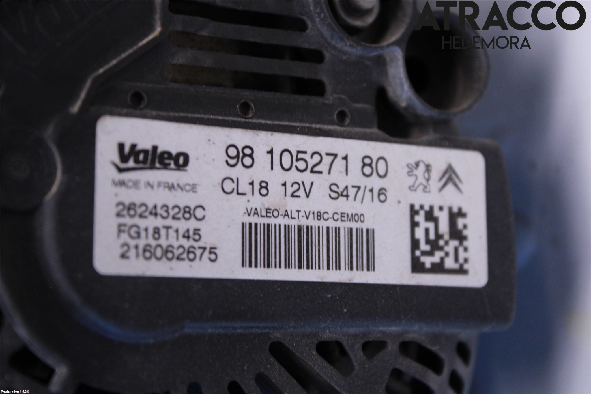 Peugeot 308 14-21 Dynamo