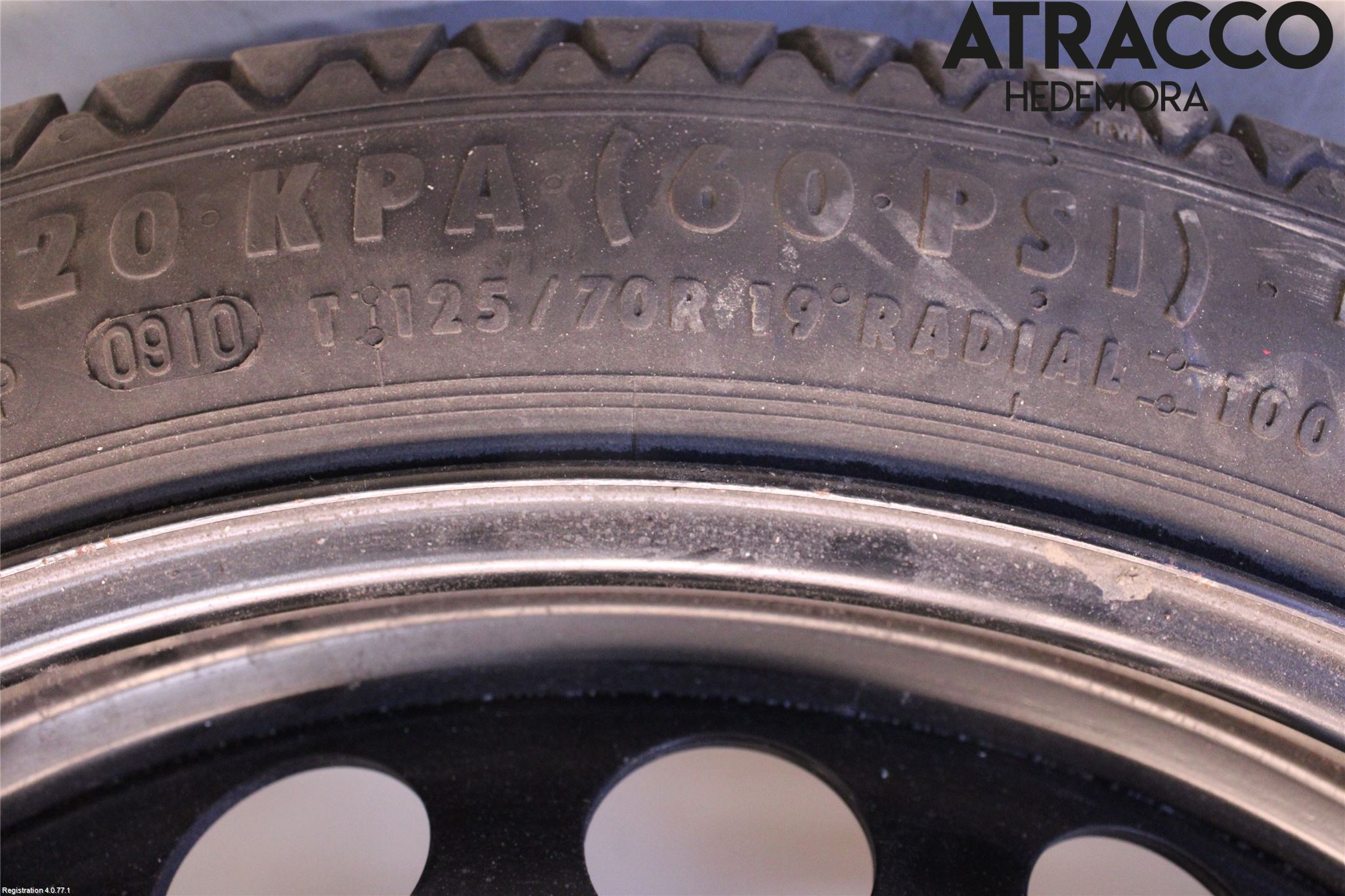 Audi A4/S4 08-11 Hjul Reservehjul Minitype