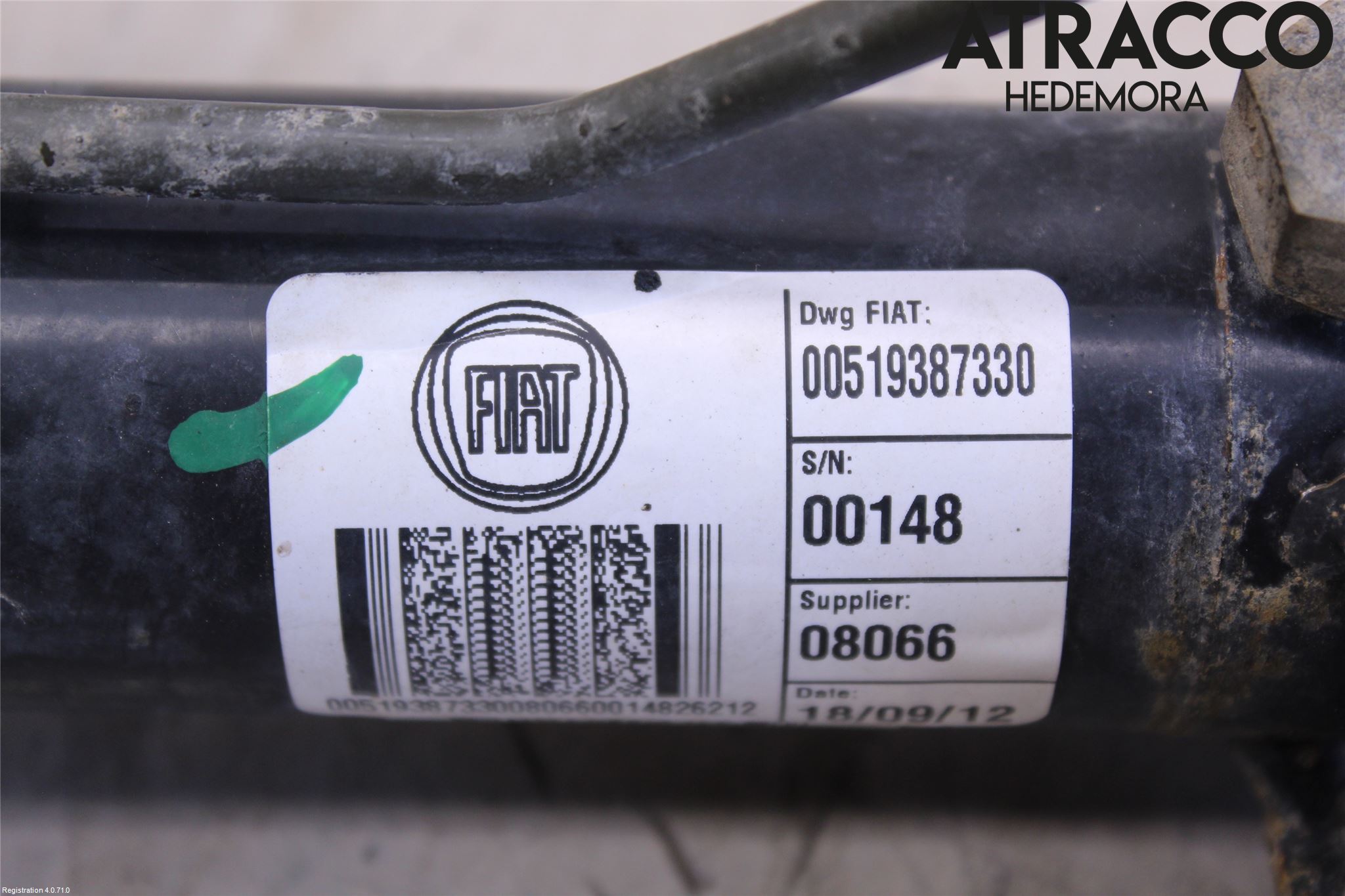 Fiat DOBLO CARGO Servo Snekke - Tannstang