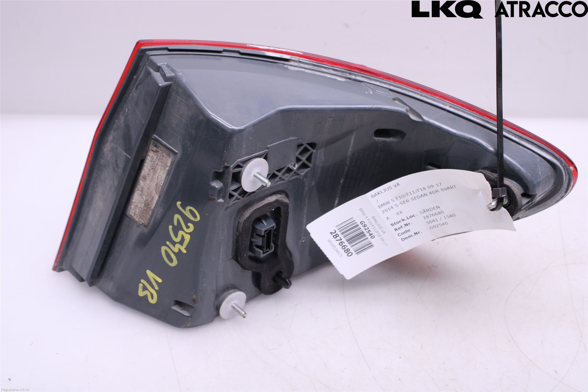 BMW 5 F10/F11/F18 09-17 Baklykt Venstre