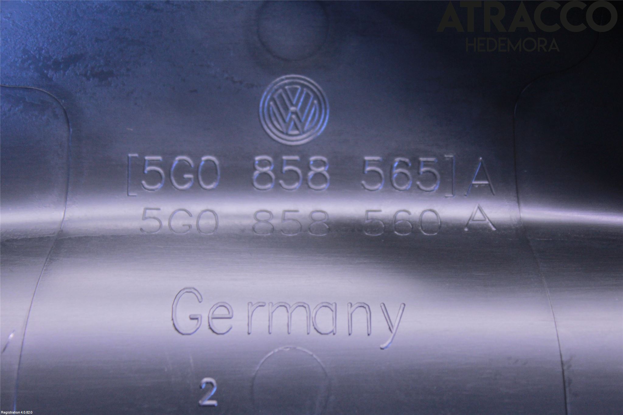 Volkswagen VW GOLF / E-GOLF VII 13-20 Rattdeksel - Deksler
