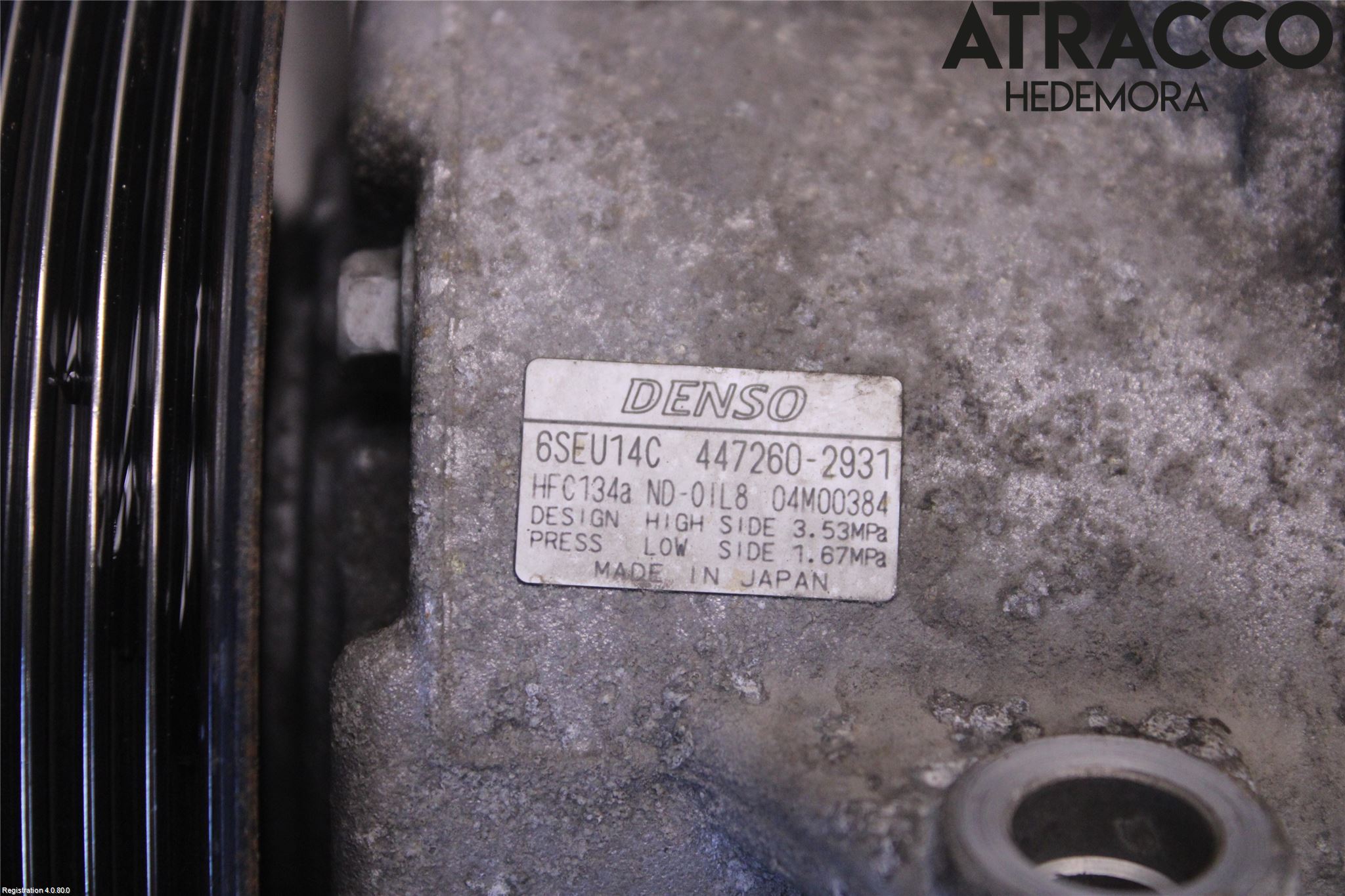 Toyota RAV 4 06-12 Varme Ac Kompressor