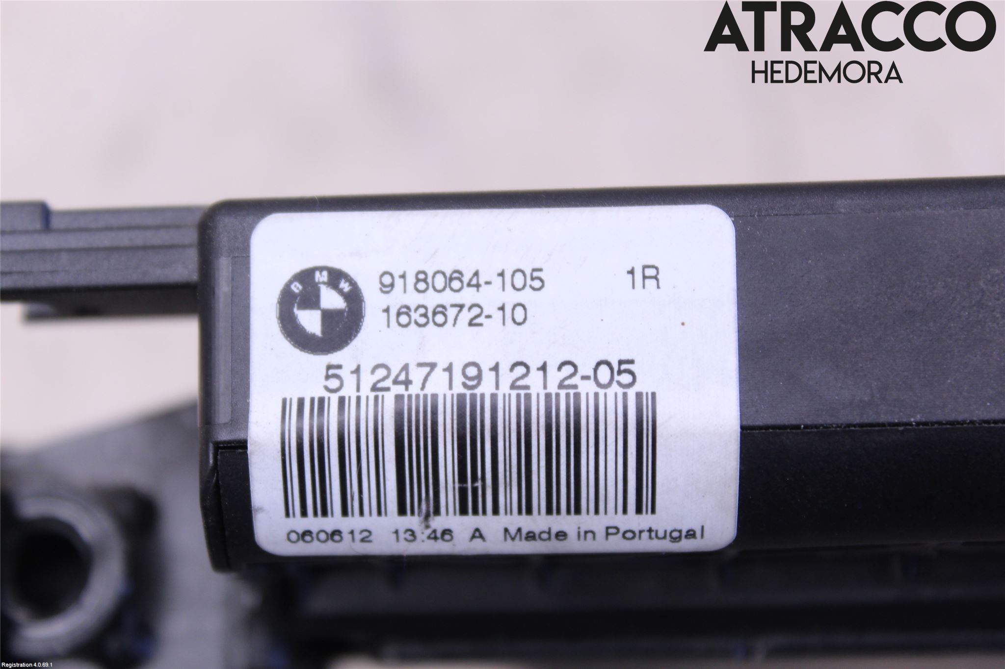 BMW 3 F30/F31/F80 12-19 Bakluke-Lokk Låsekasse