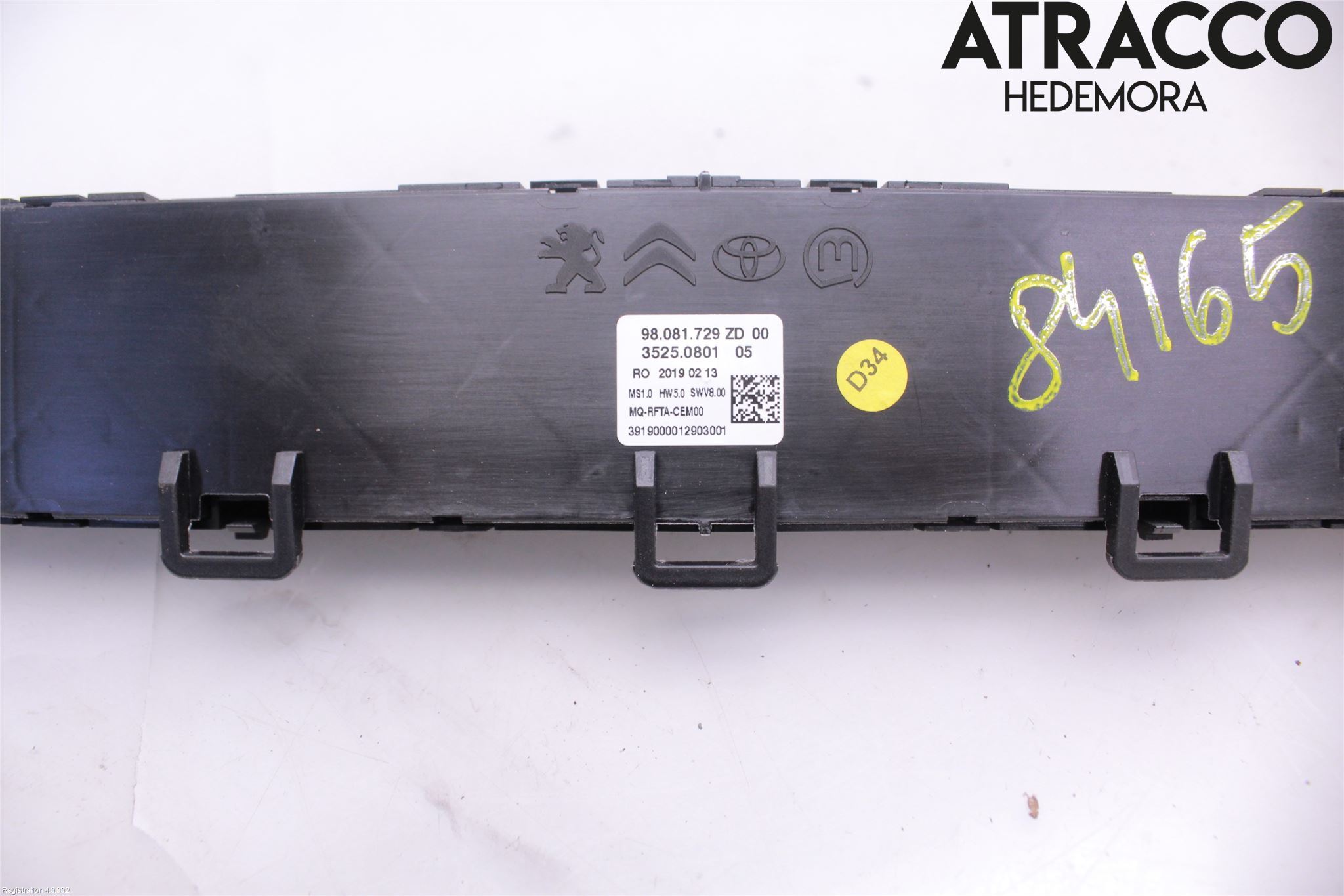 Peugeot EXPERT/E-EXPERT 17- Varme Ac Betjening-Display
