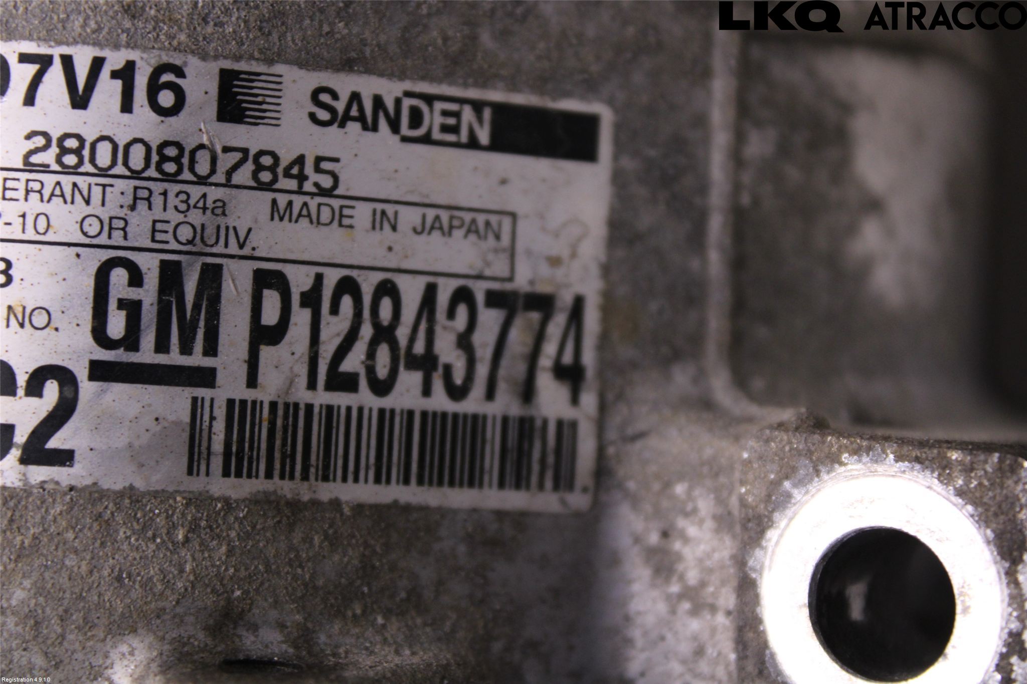 Saab 9-3 VER2/VER3 08-15 Varme Ac Kompressor