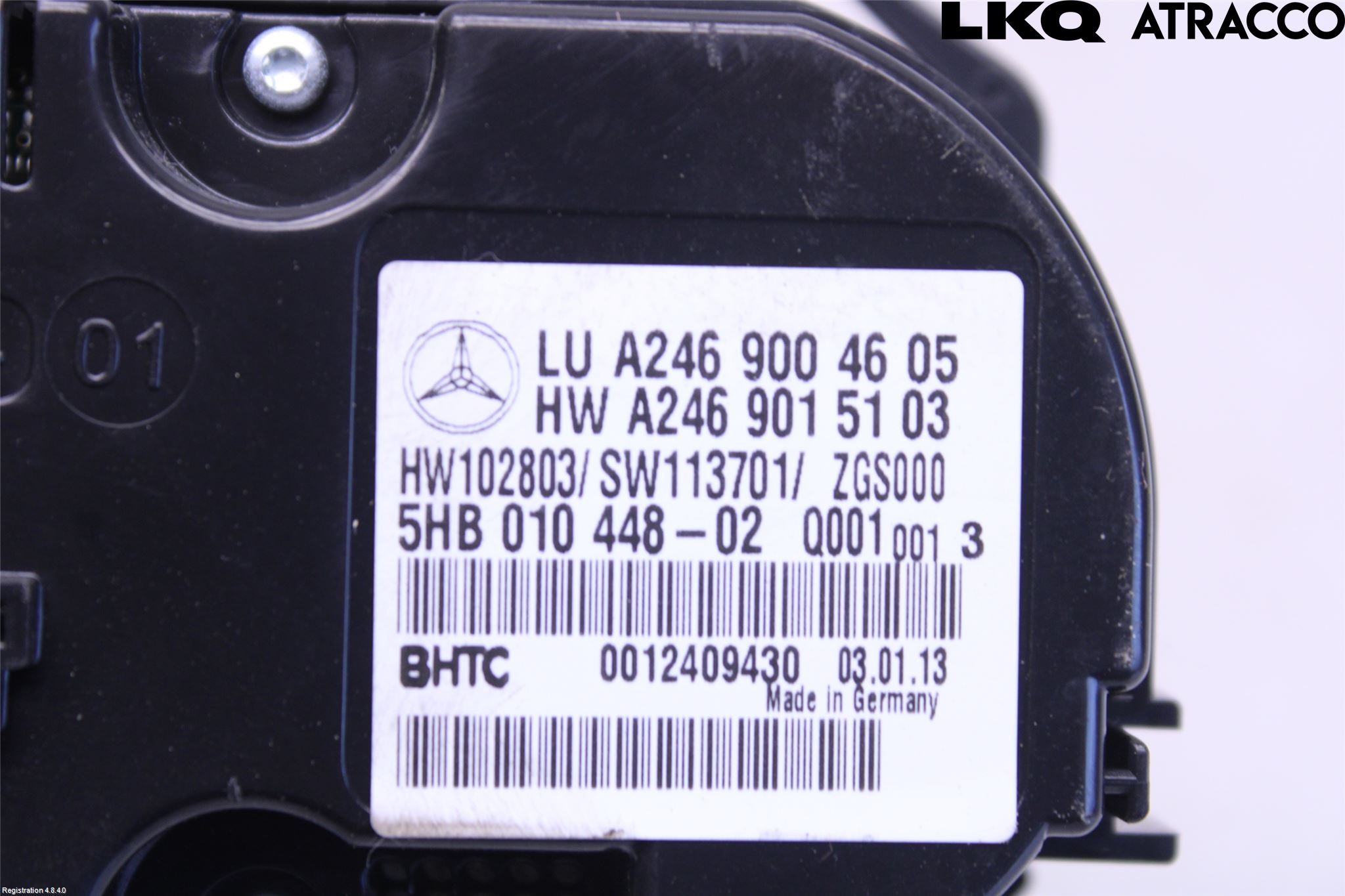 Mercedes-Benz MB CLA-KLASS (C117/X117) 13-19 Varme Ac Betjening-Display