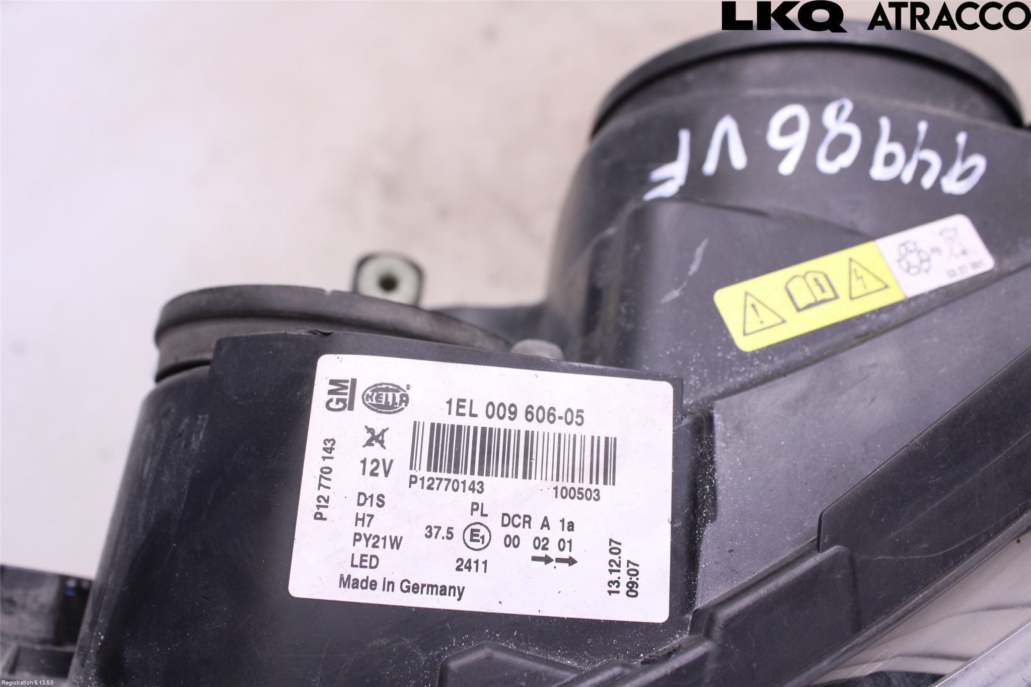 Saab 9-3 VER2/VER3 08-15 Frontlykt Venstre