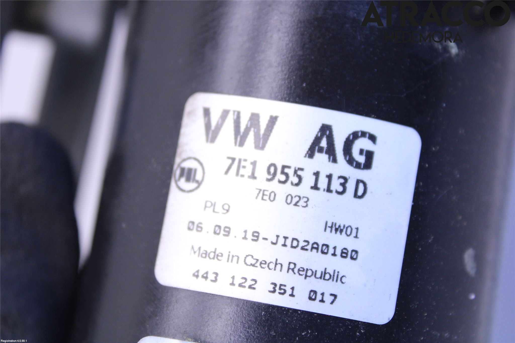 Volkswagen VW TRANSP/CARAVELLE (T6) 16-22 Viskeroverføring Frontrute