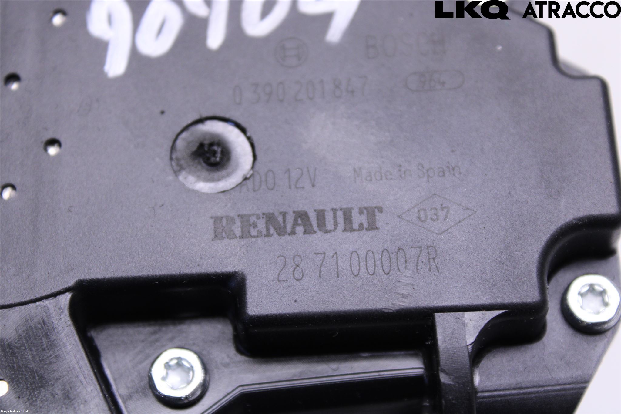 Renault MEGANE III 09-15 Viskermotor Bakluke