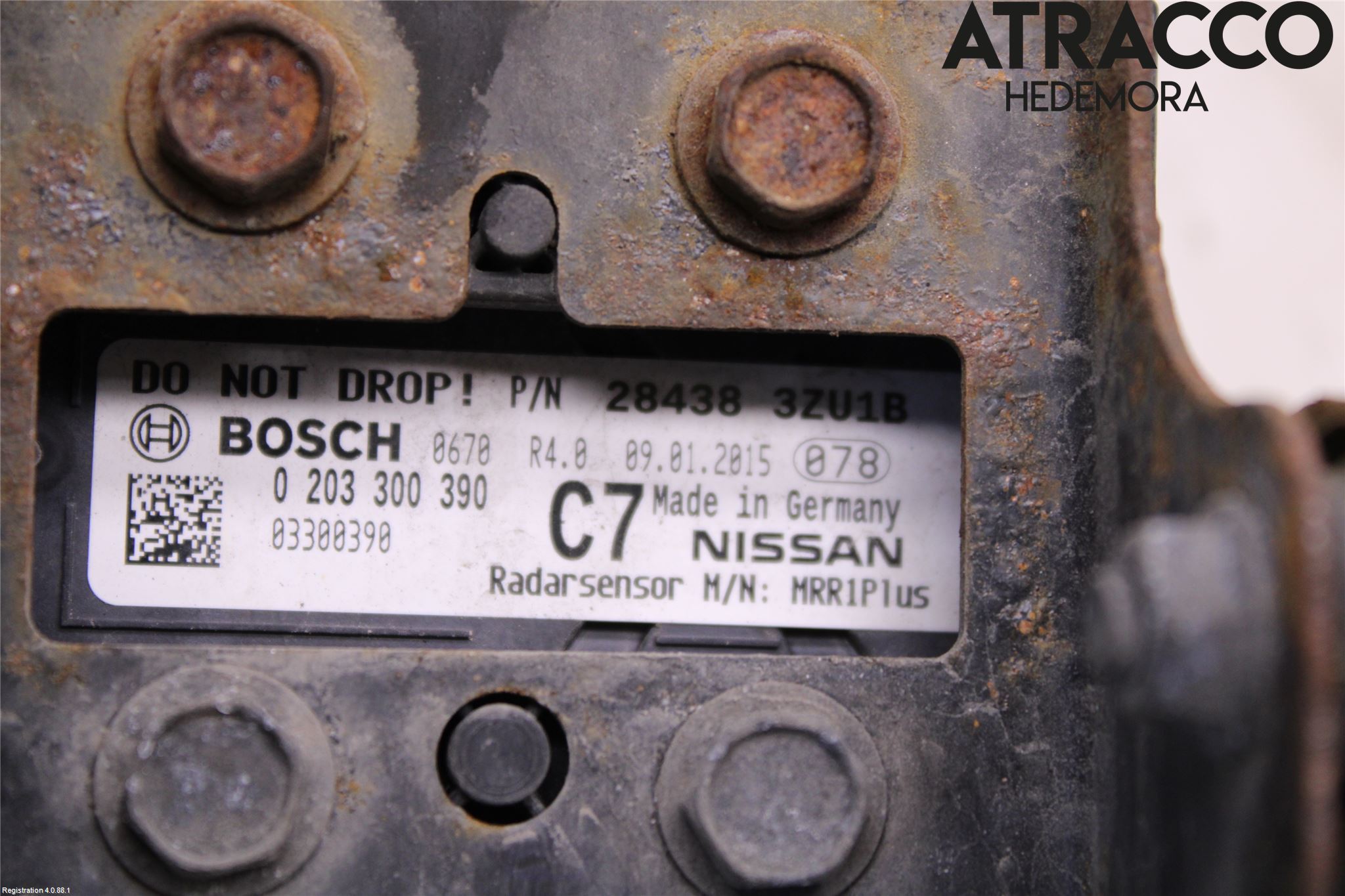Nissan PULSAR Sensor Kollisjonsbeskyttelse