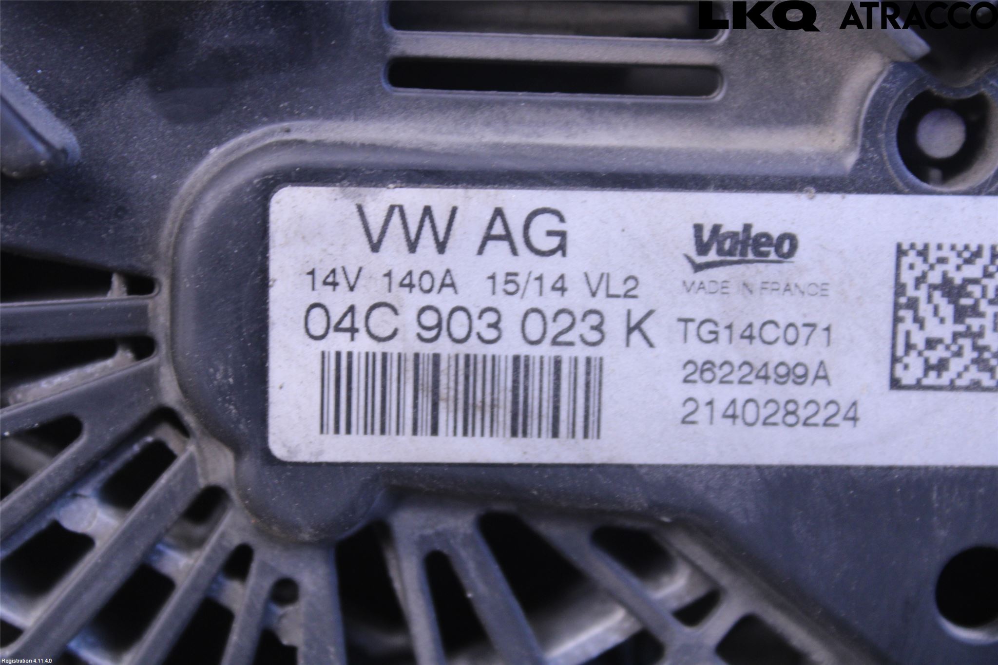 Volkswagen VW GOLF / E-GOLF VII 13-20 Dynamo