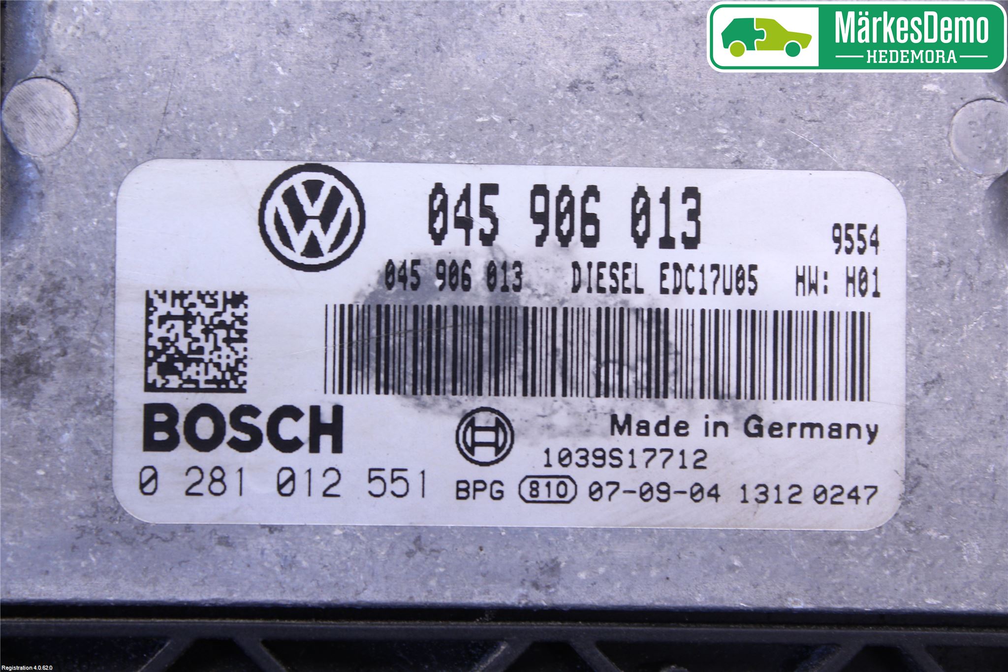 Volkswagen VW POLO 05-09 Styreenhet Innsprøytning