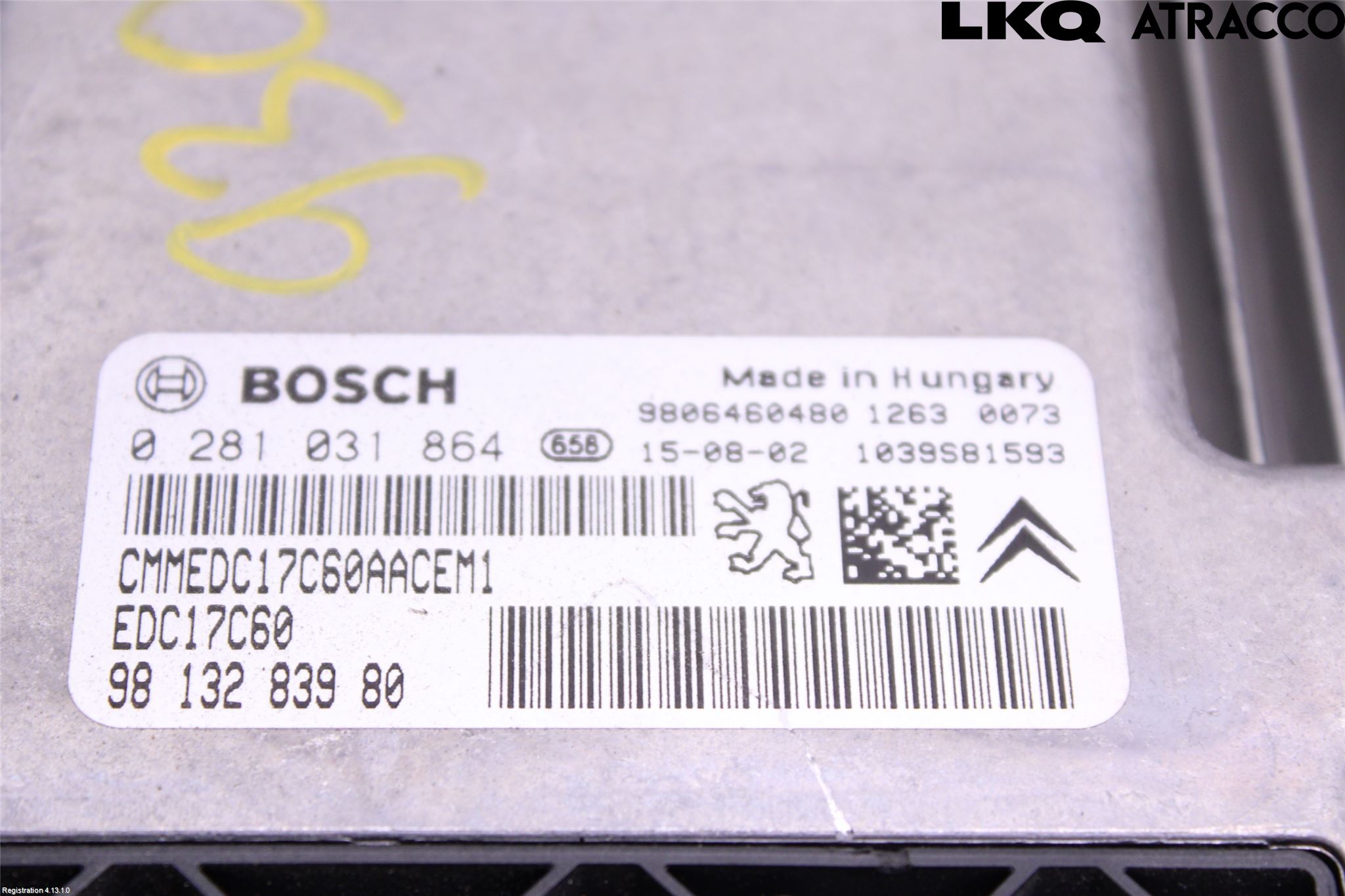 Peugeot 3008 09-16 Styreenhet Dieselpumpe