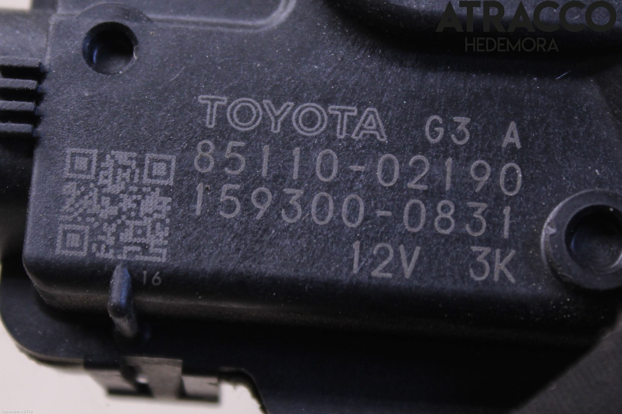 Toyota AURIS 07-09 Viskermotor Frontrute
