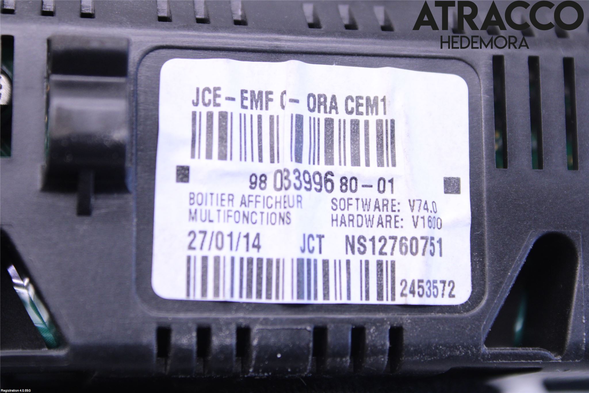 Peugeot PARTNER 08-15 Kjørecomputer
