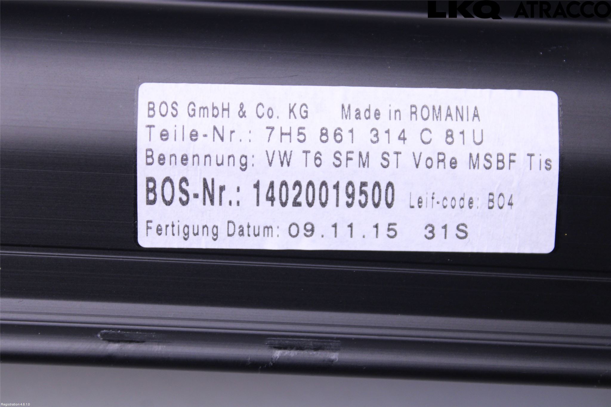 Volkswagen VW TRANSP/CARAVELLE (T6) 16-22 Innr Innsyn Beskytelse Stv