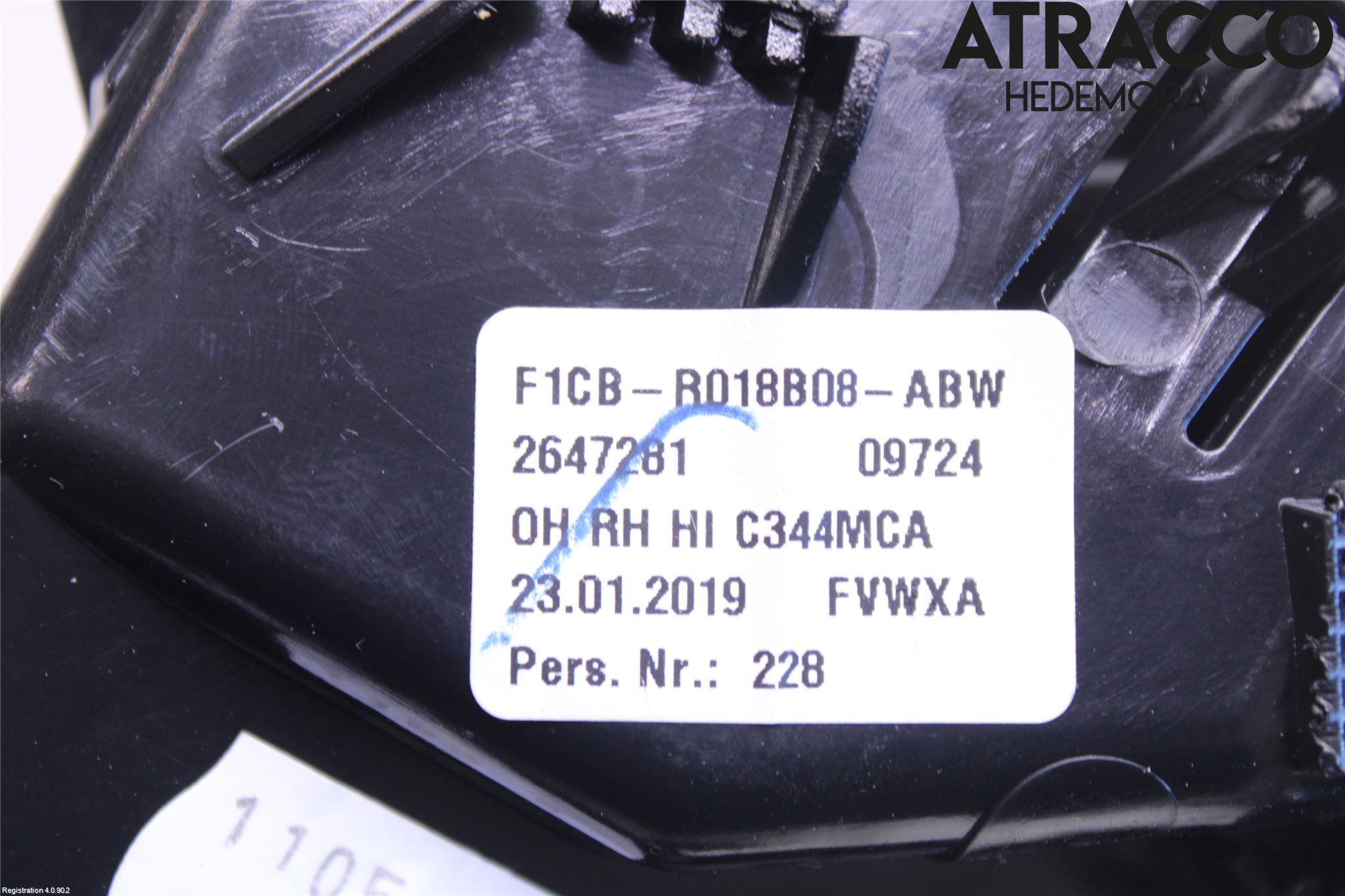 Ford KUGA 17-19 Dashbord Kanal - Dyse