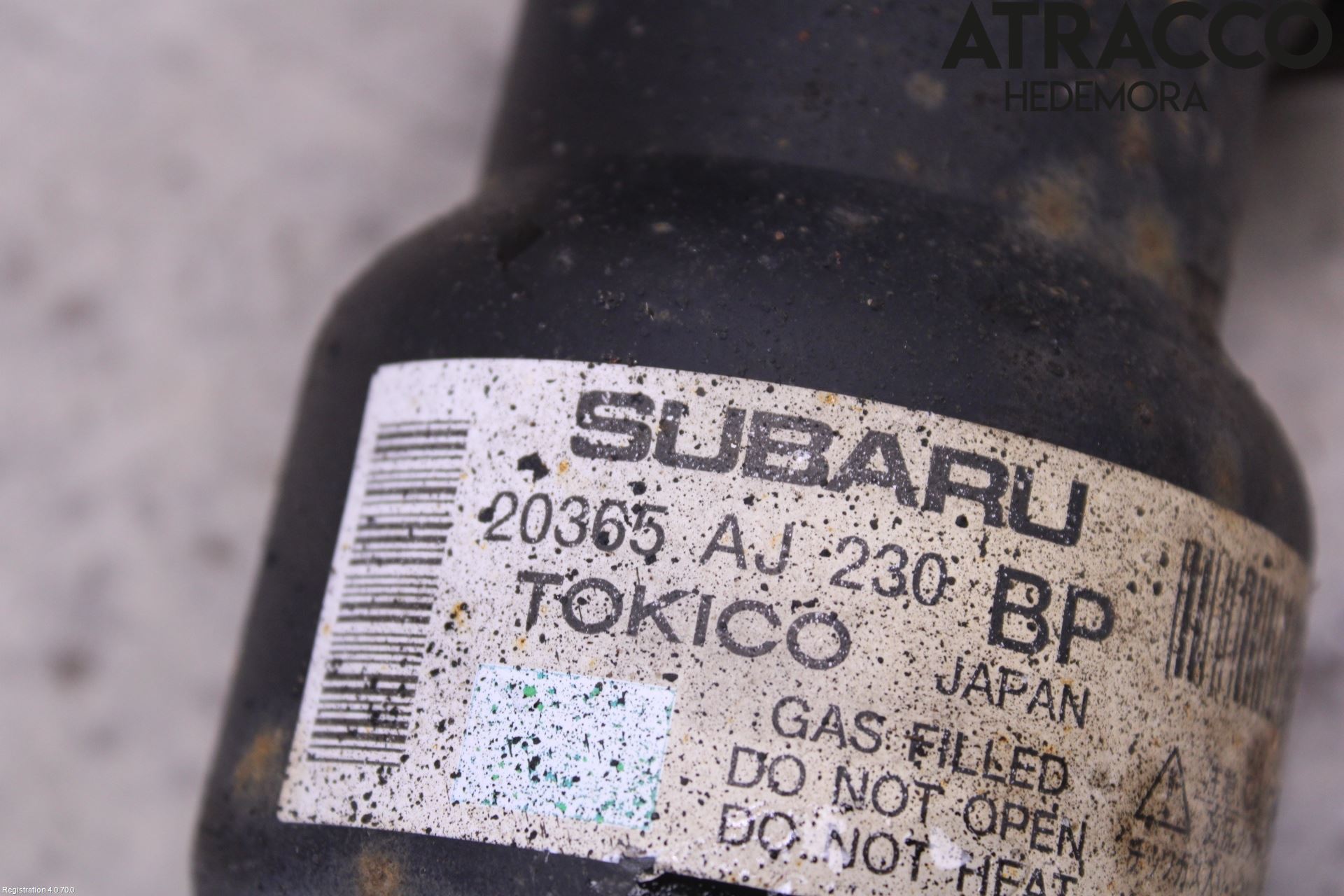 Subaru OUTBACK 10-15 Fjærbein Bak Venstre