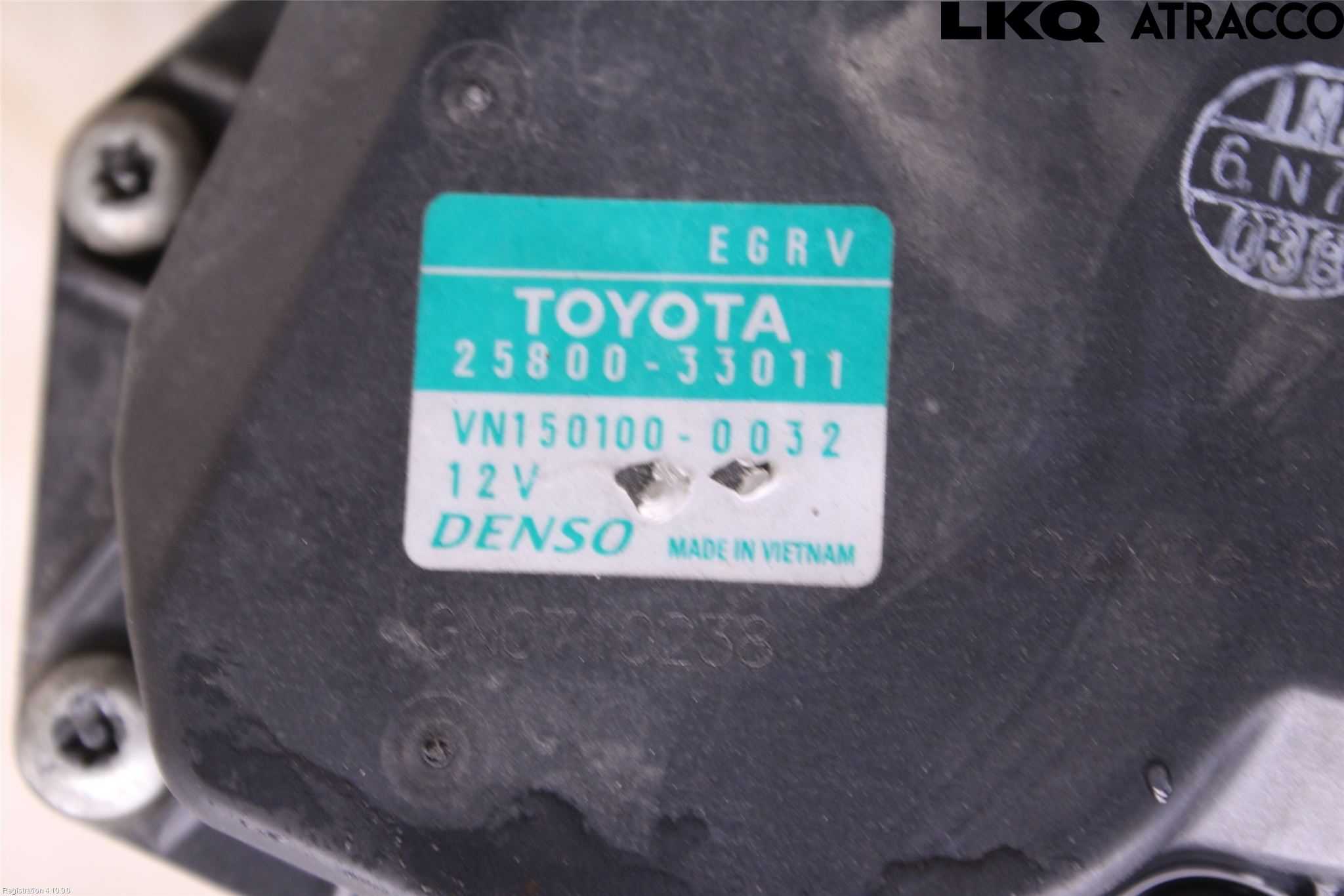 Toyota AURIS 10-12 Egr Ventil