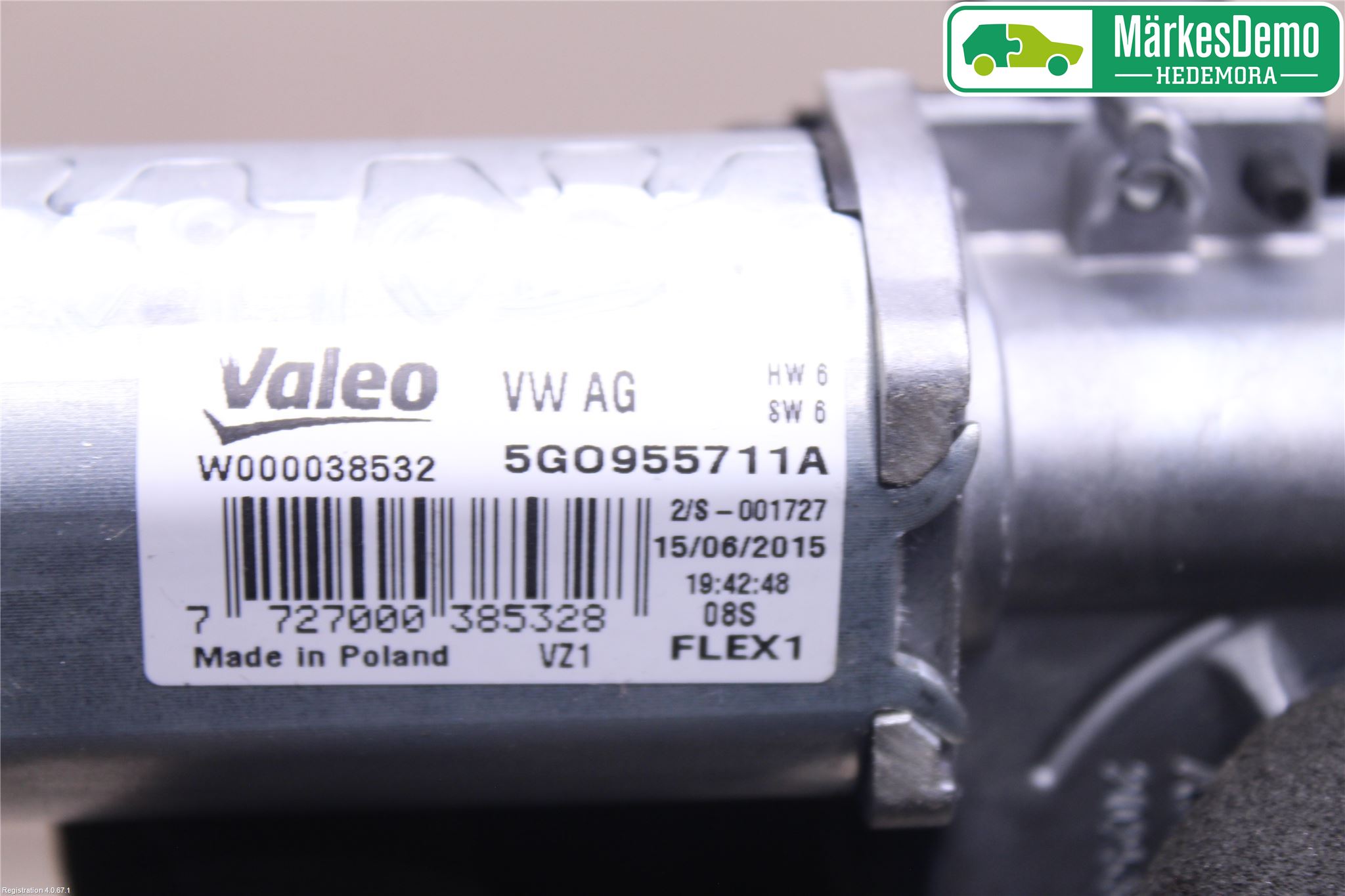 Volkswagen VW GOLF / E-GOLF VII 13-20 Viskermotor Bakluke