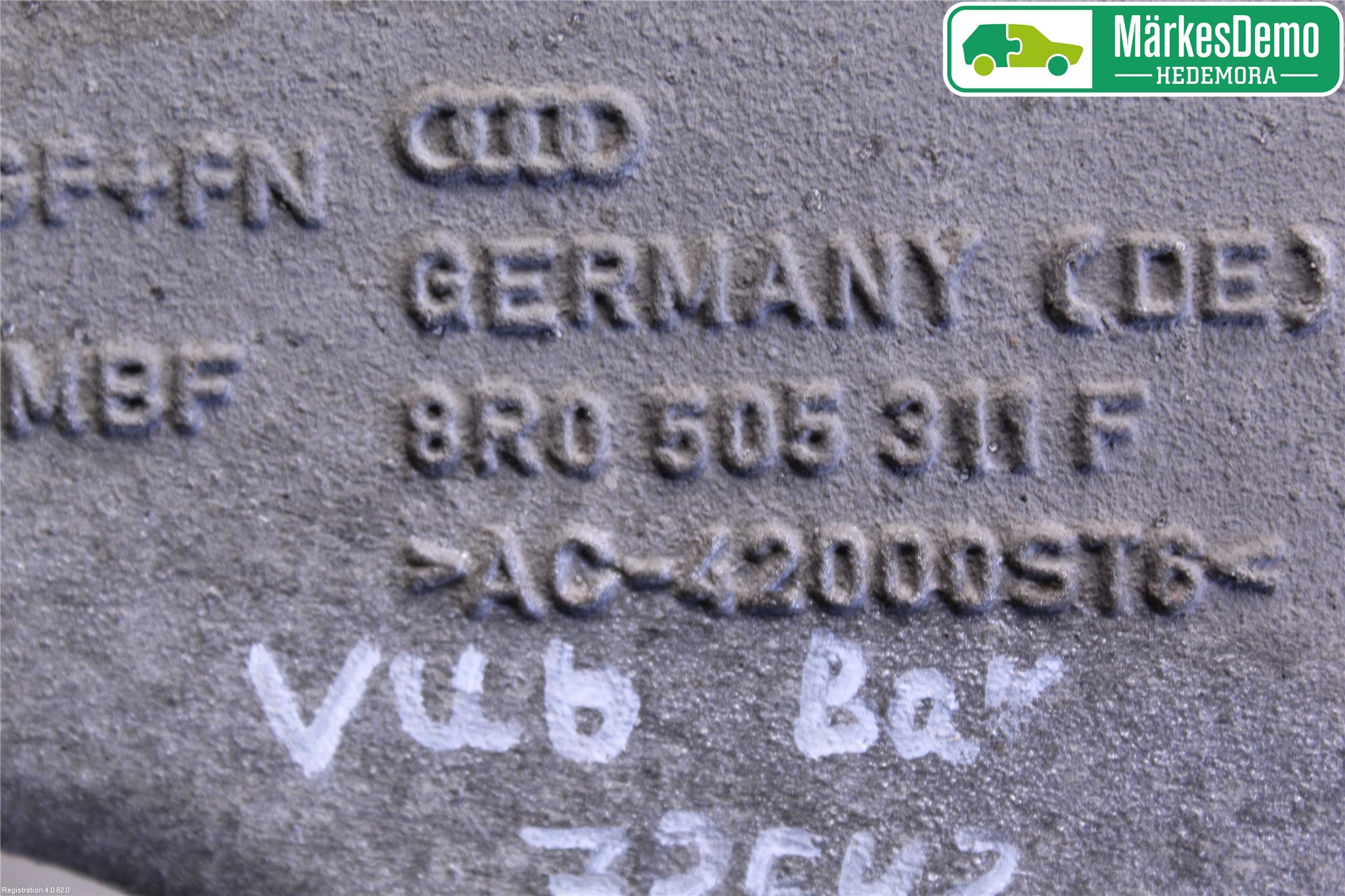 Audi Q5 09-16 Bærearm Bak Venstre